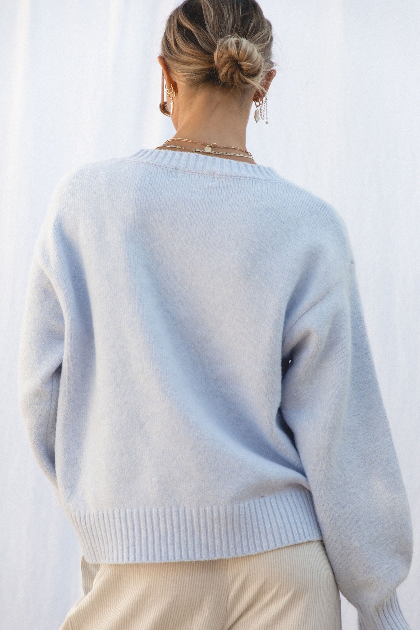 Seaside Knit Pullover Sweater