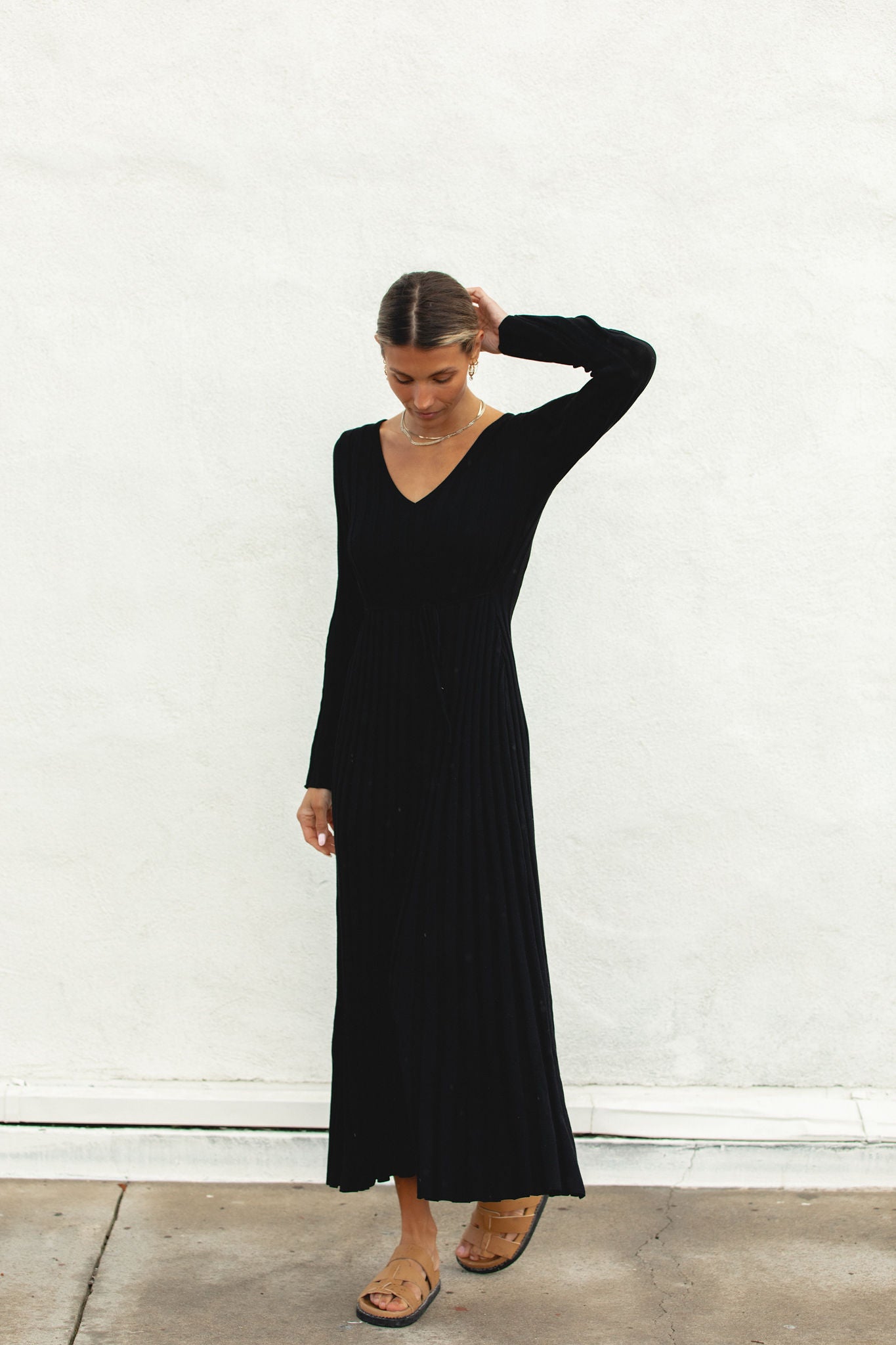 Napa Ribbed Maxi Dress