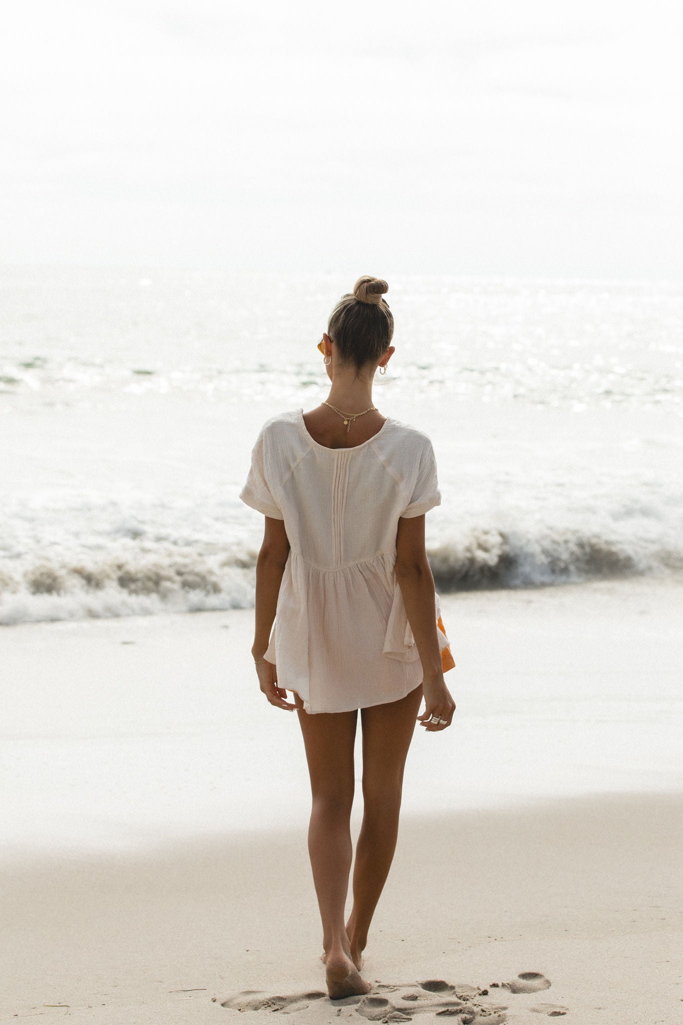 Beachy Head Cotton Gauze Top