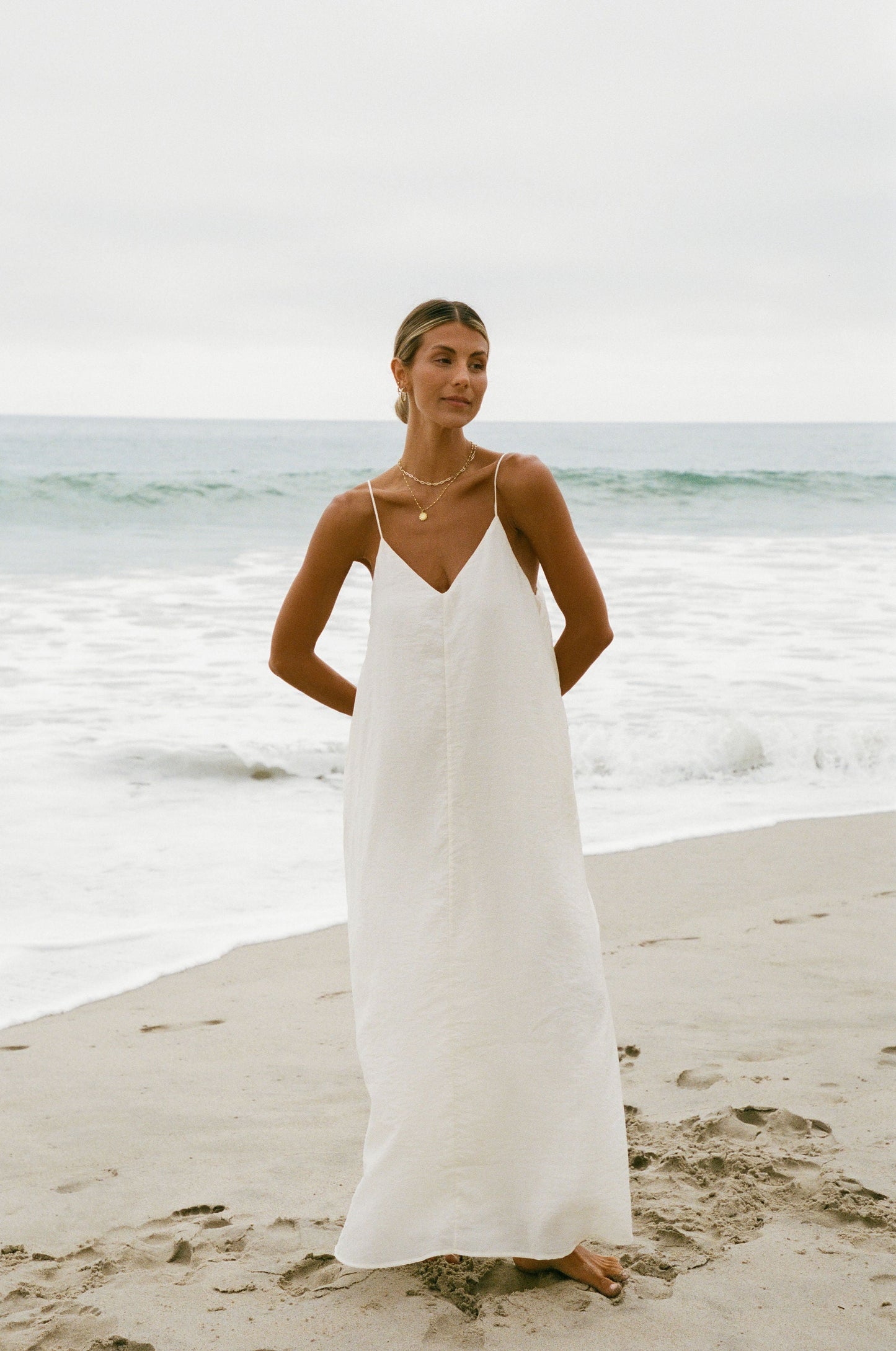 Day After Day Woven Midi Dress