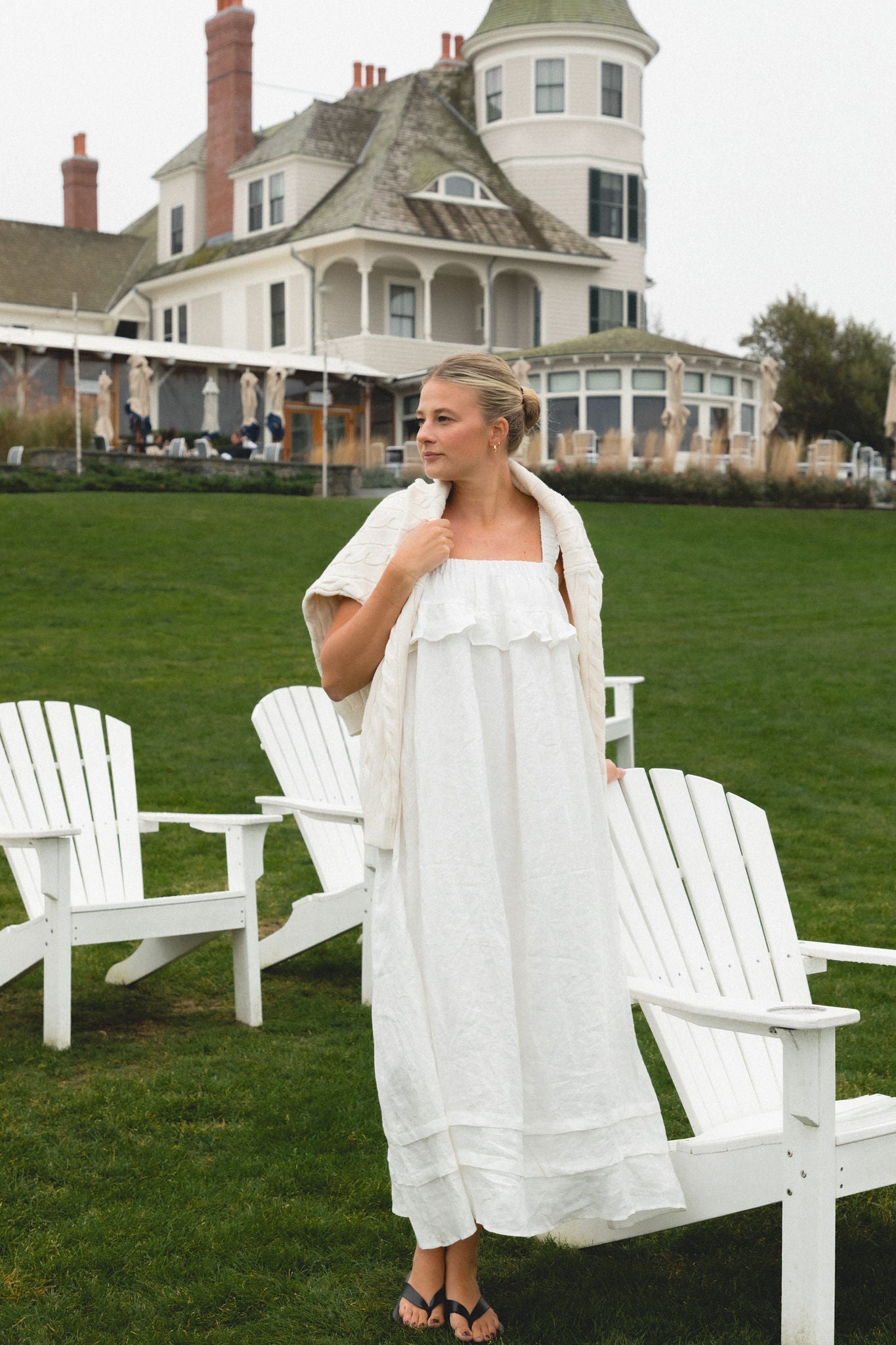 Newport Linen Maxi Dress