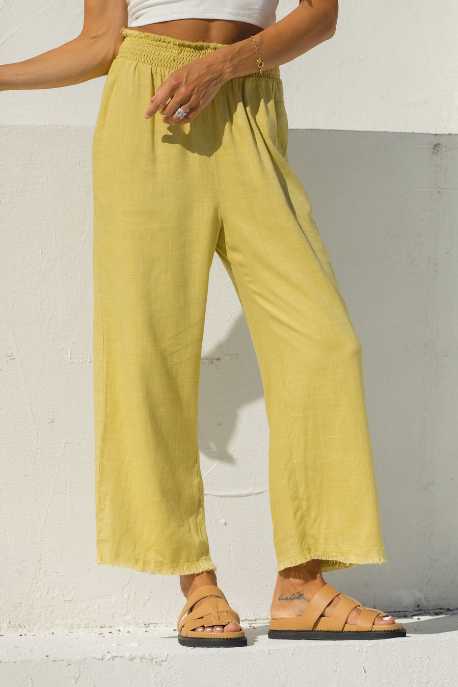 Luca Lined Linen Pants