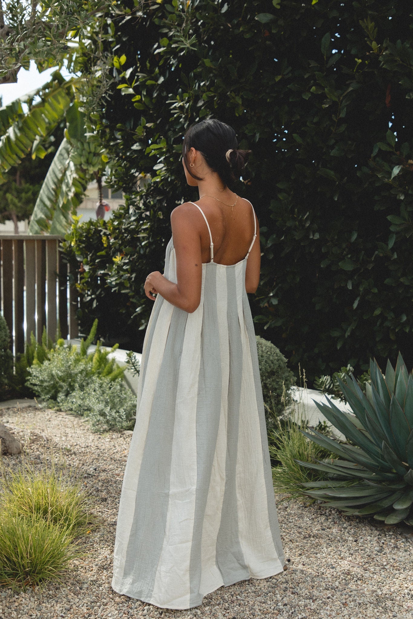 Bay Breeze Cotton Gauze Maxi Dress