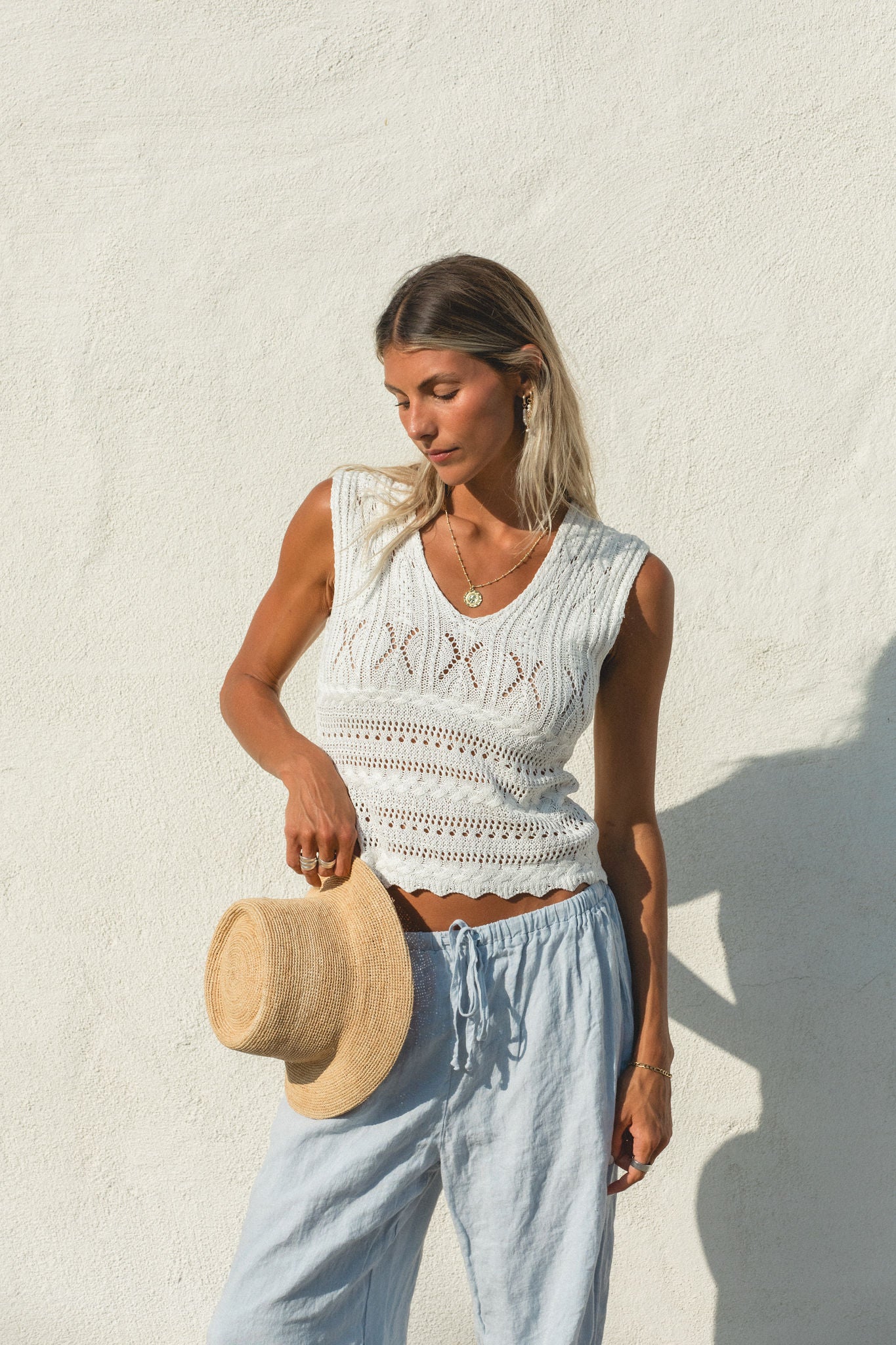 Dahlia Knit Sleeveless Top