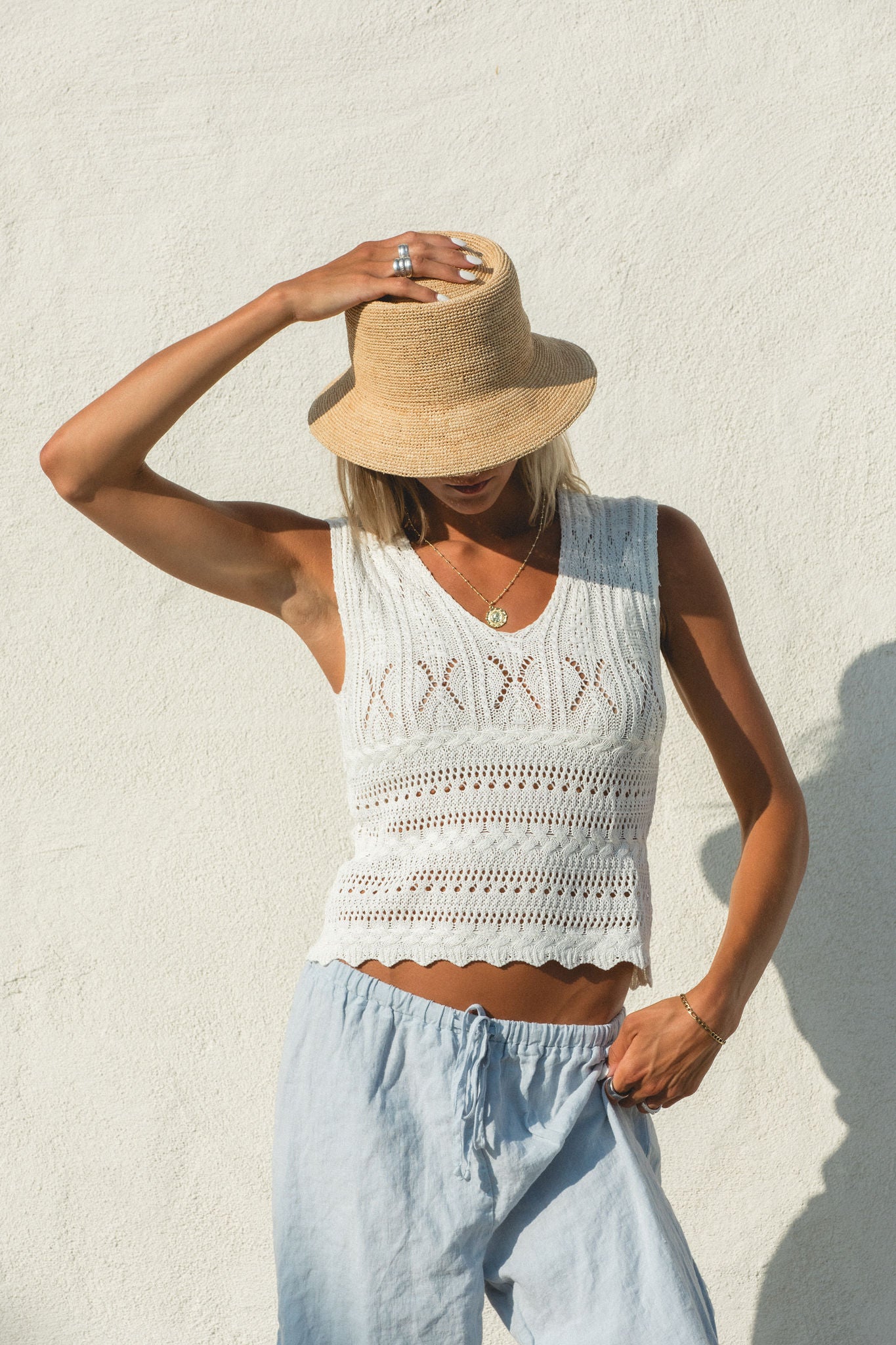 Dahlia Knit Sleeveless Top