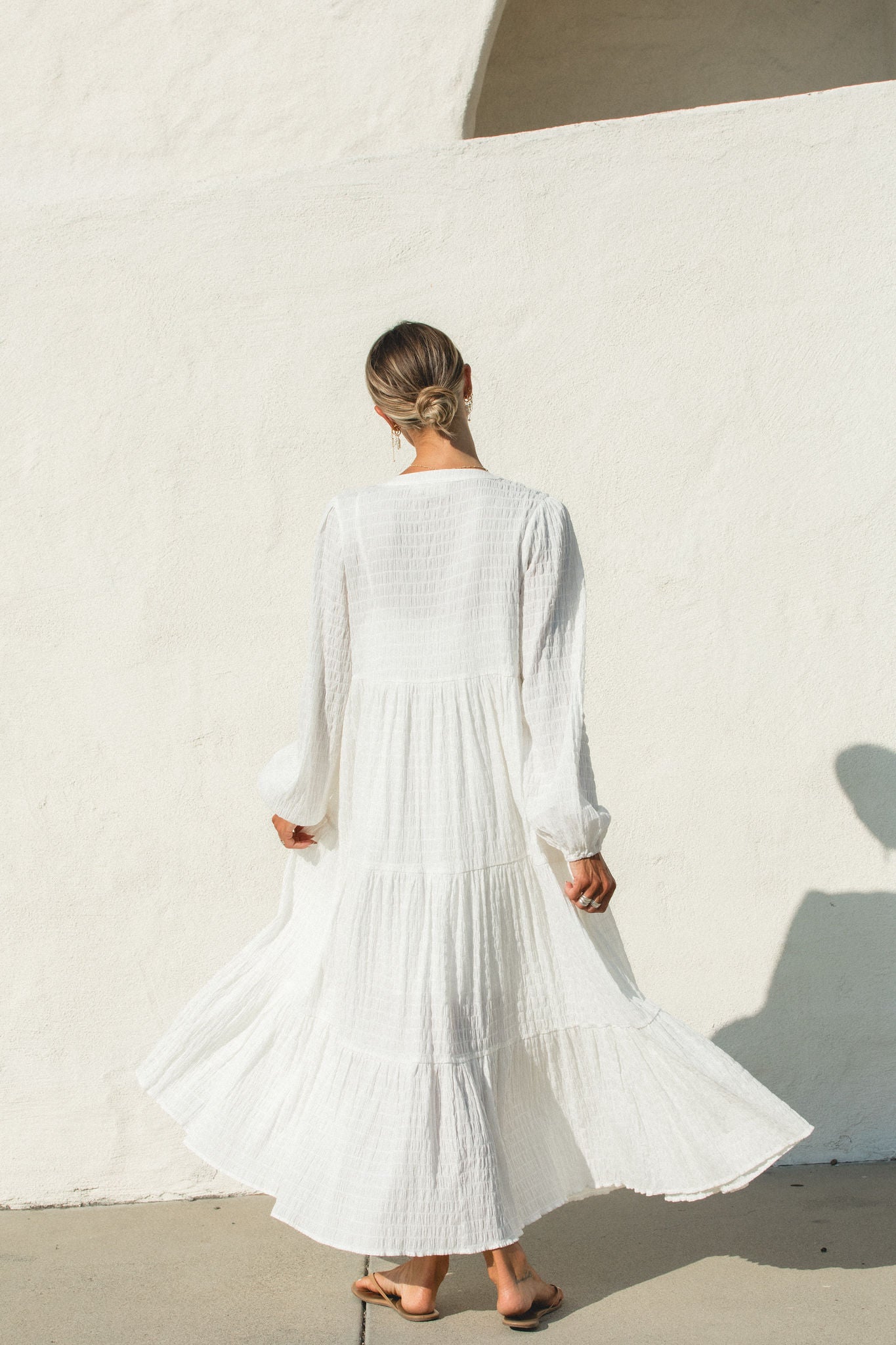 Shores Button Maxi Dress