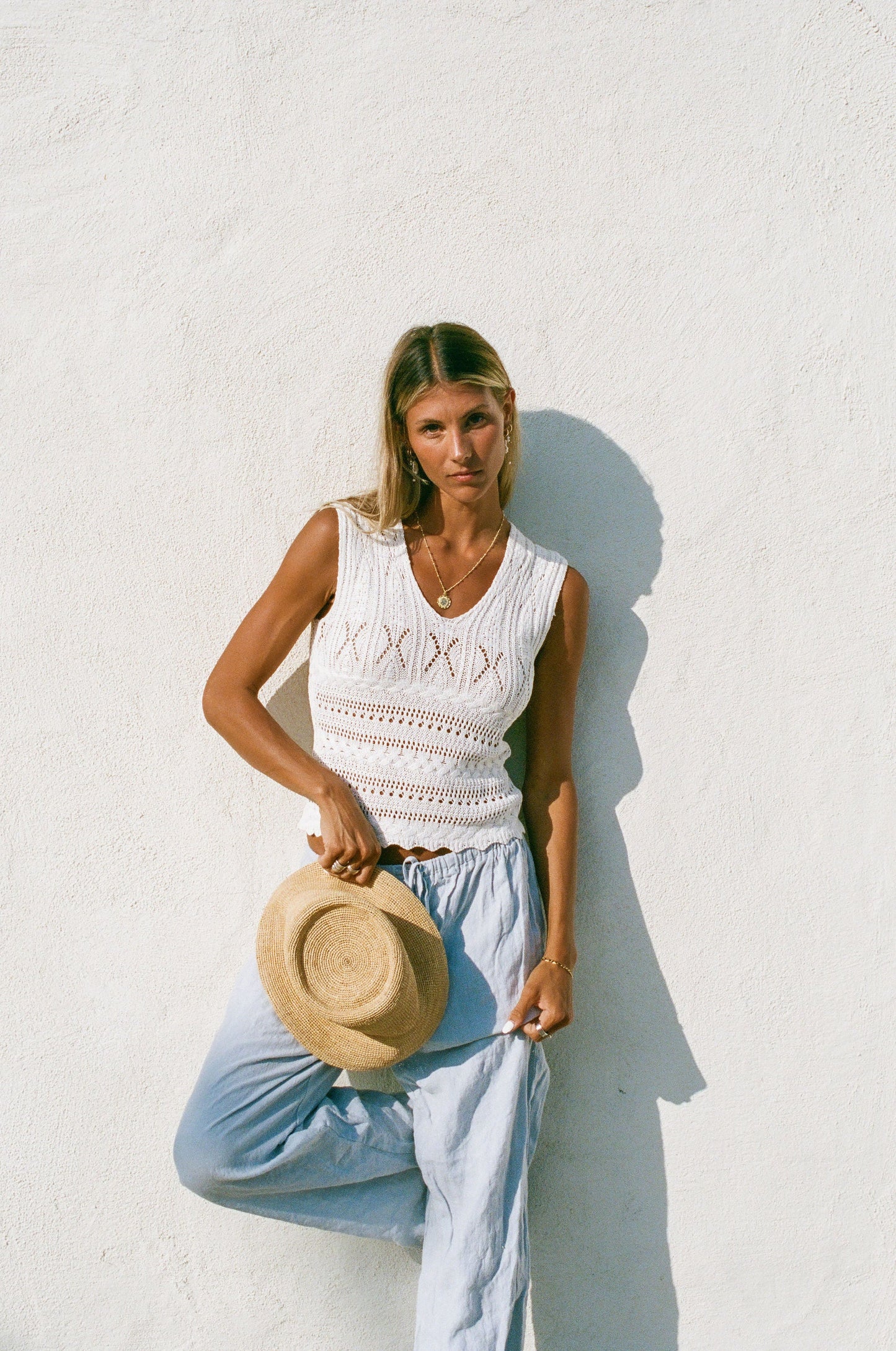 Dahlia Knit Sleeveless Top