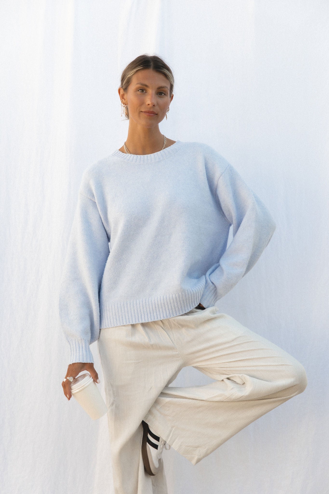 Seaside Knit Pullover Sweater