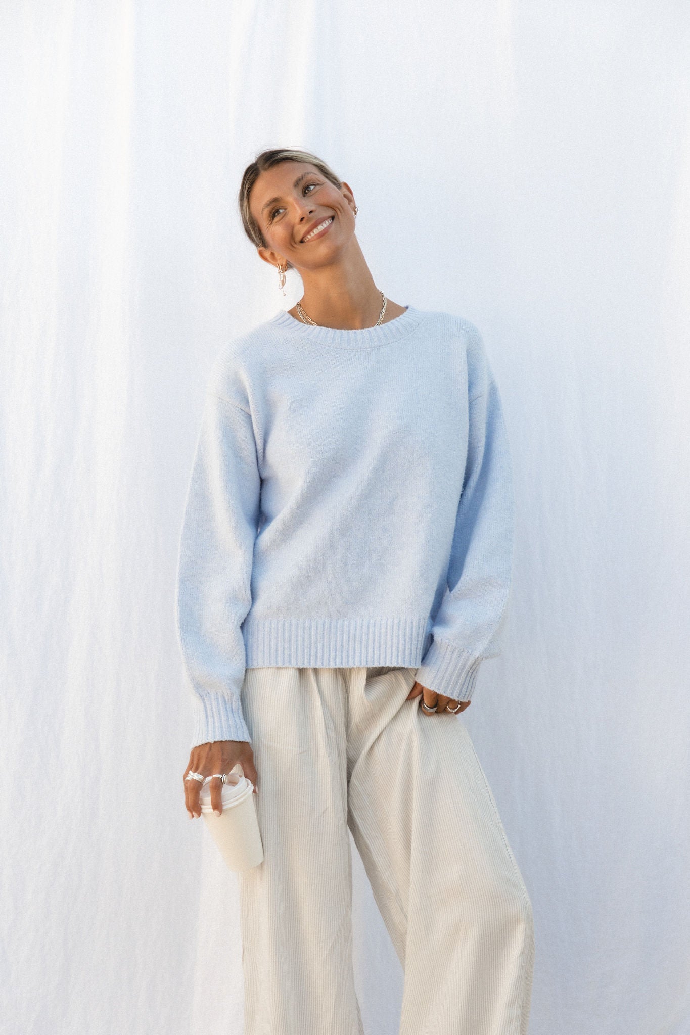 Seaside Knit Pullover Sweater