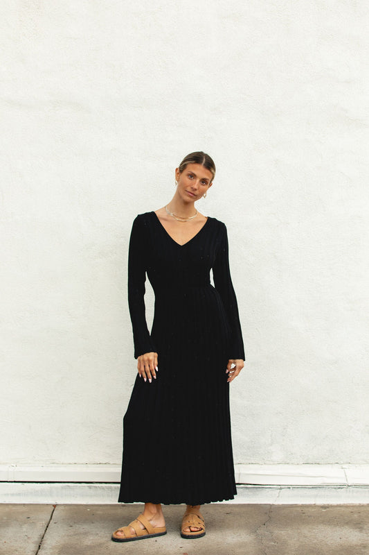 Napa Ribbed Maxi Dress