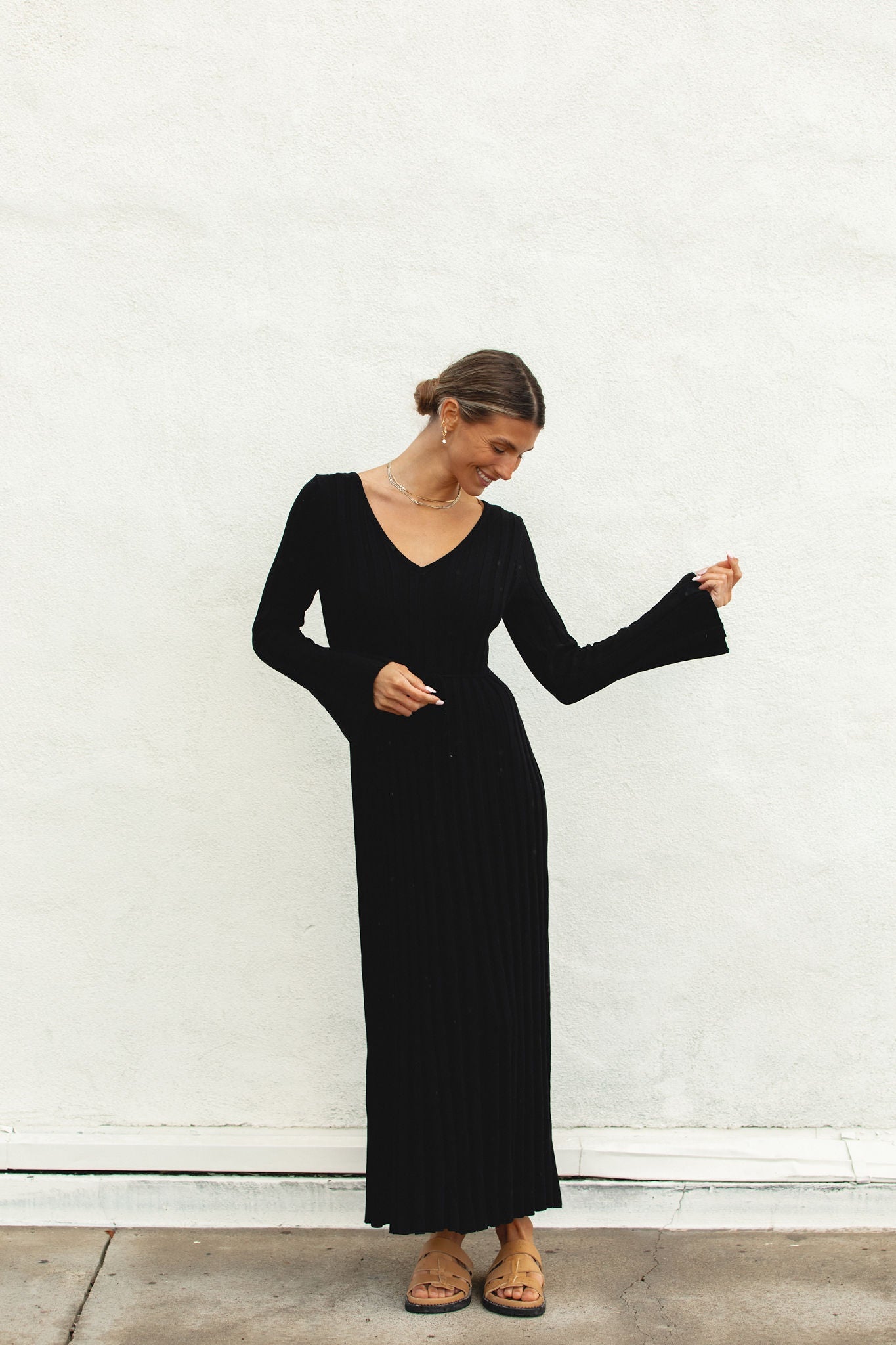 Napa Ribbed Maxi Dress