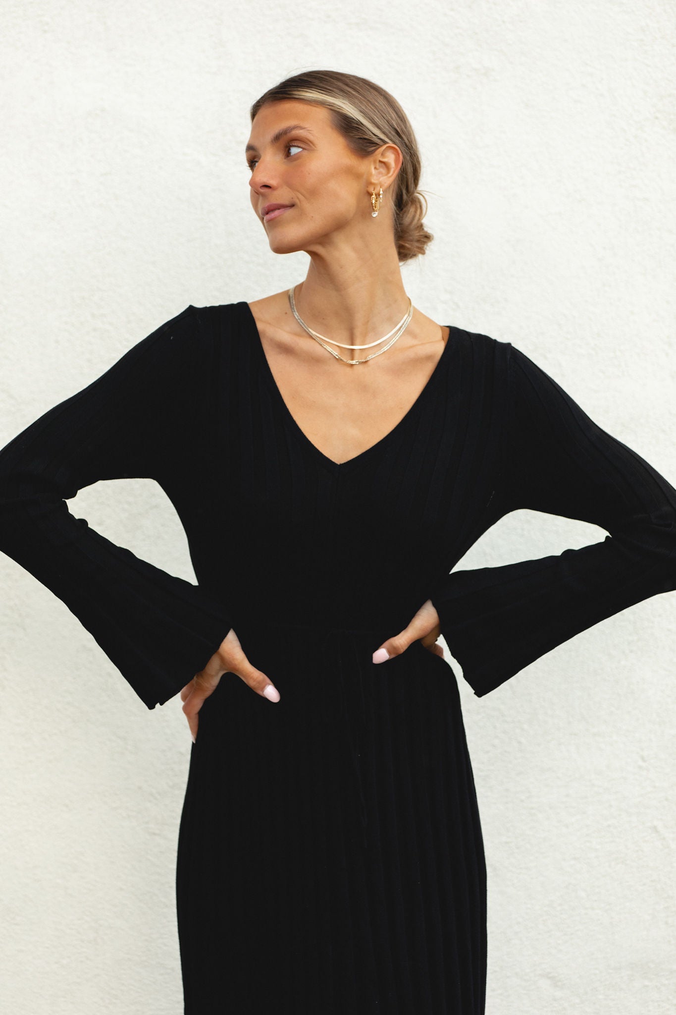 Napa Ribbed Maxi Dress