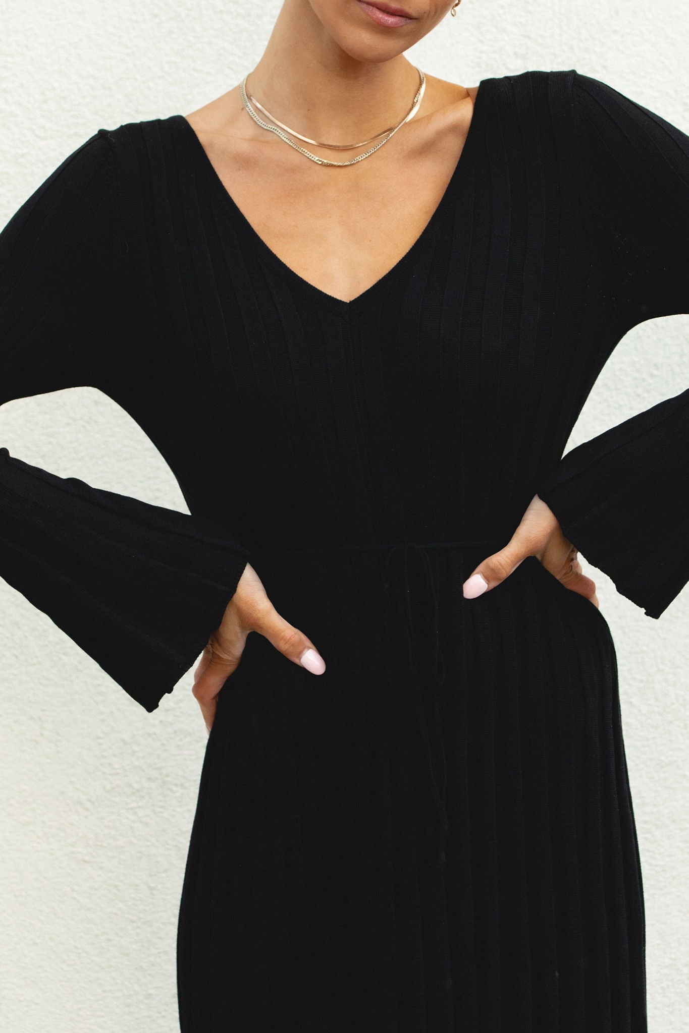 Napa Ribbed Maxi Dress