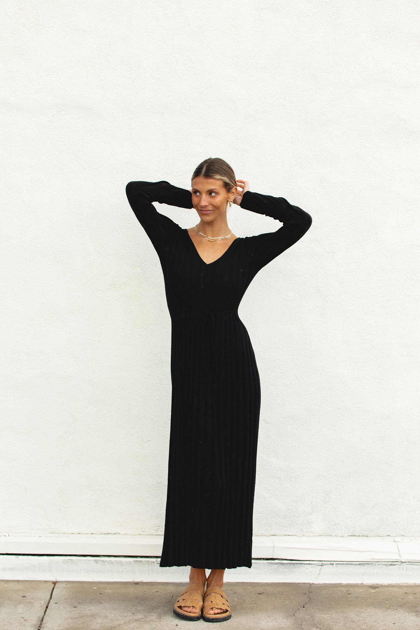 Napa Ribbed Maxi Dress