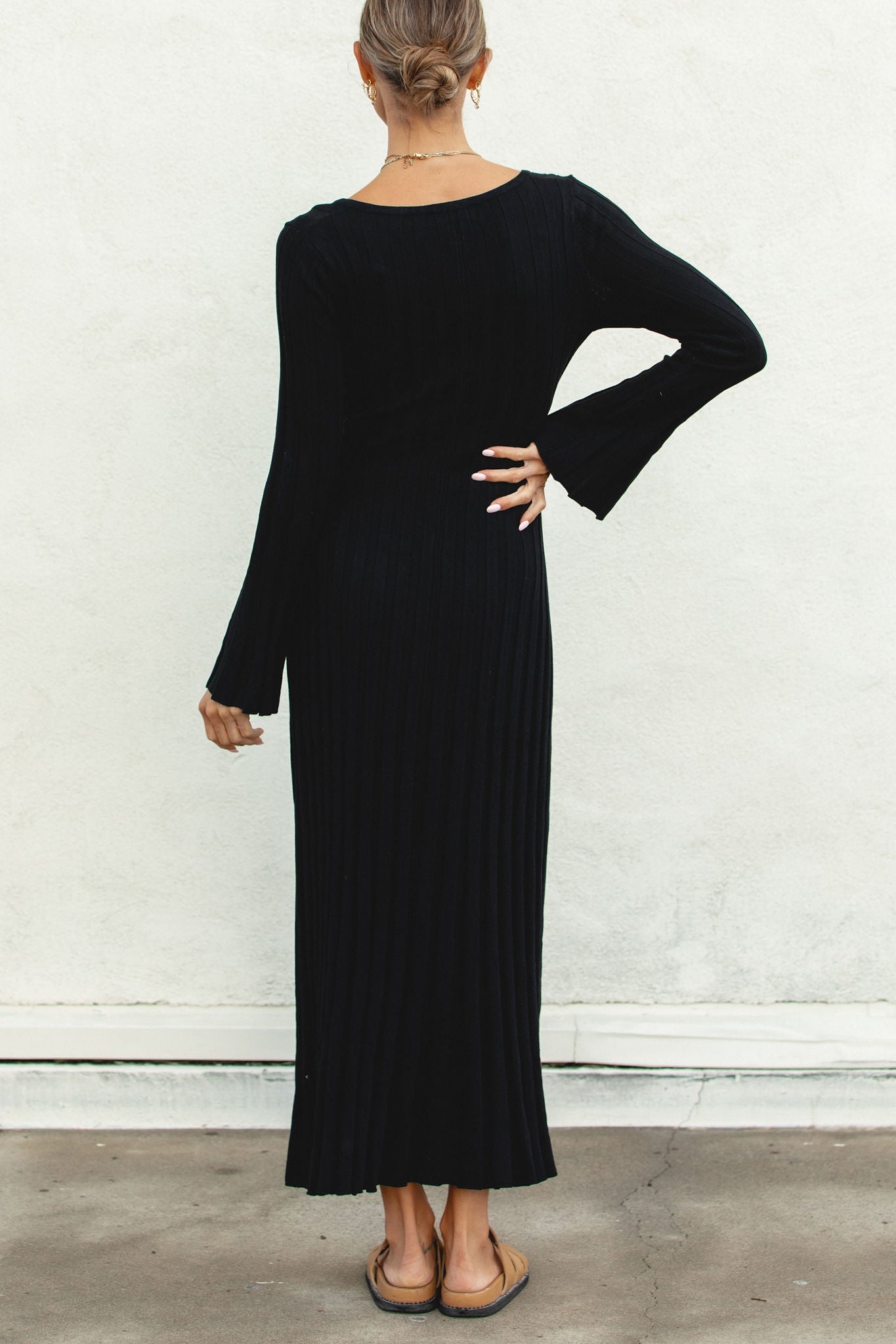 Napa Ribbed Maxi Dress