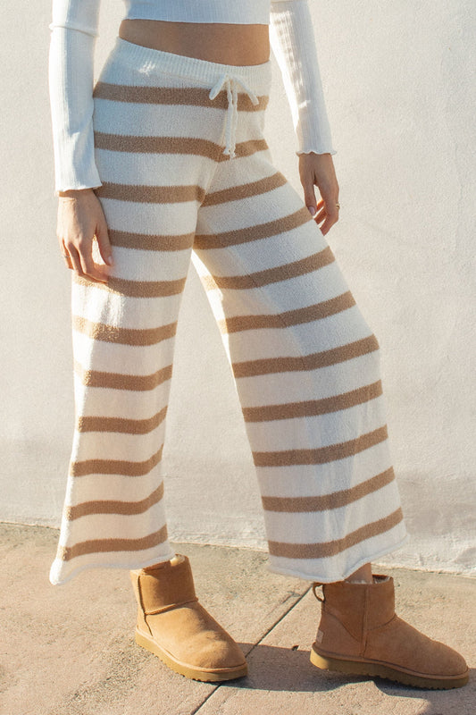 Honey Knitted Wide Leg Pants