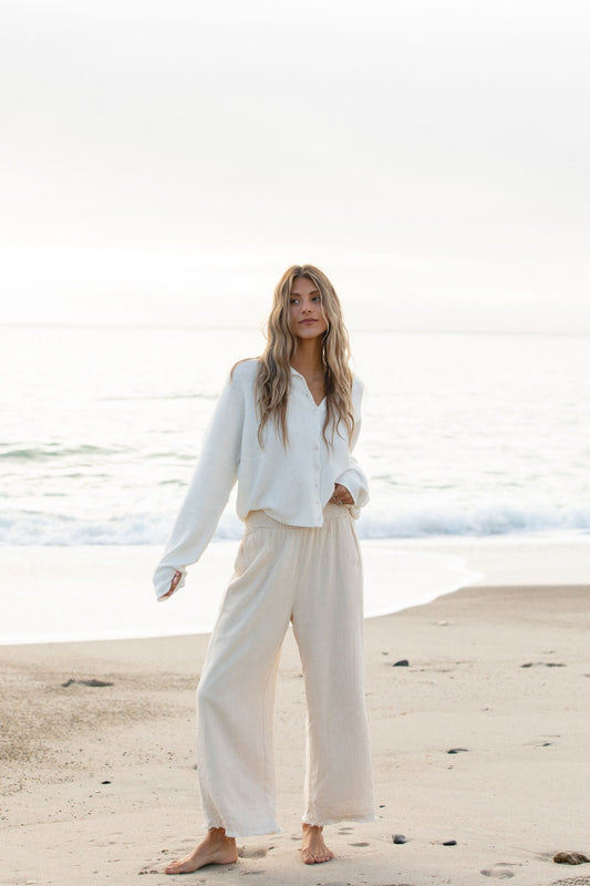 Luca Lined Linen Pants