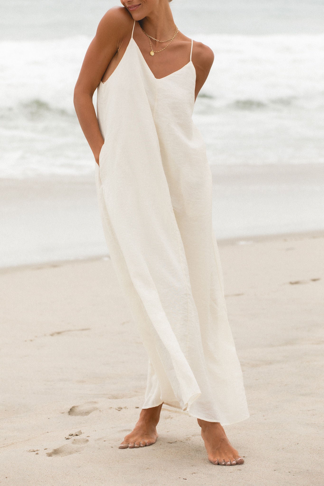 Day After Day Woven Midi Dress