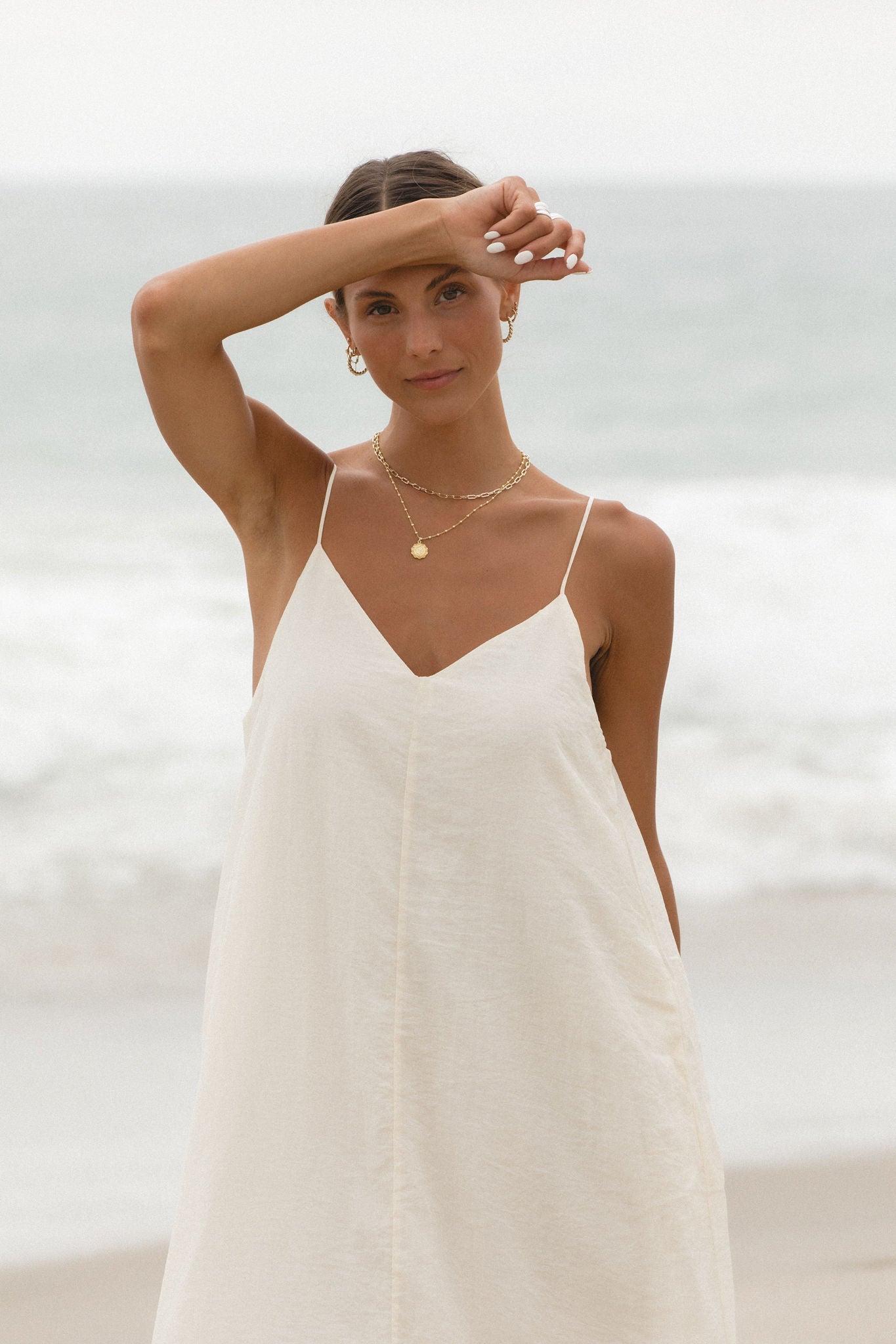 Day After Day Woven Midi Dress