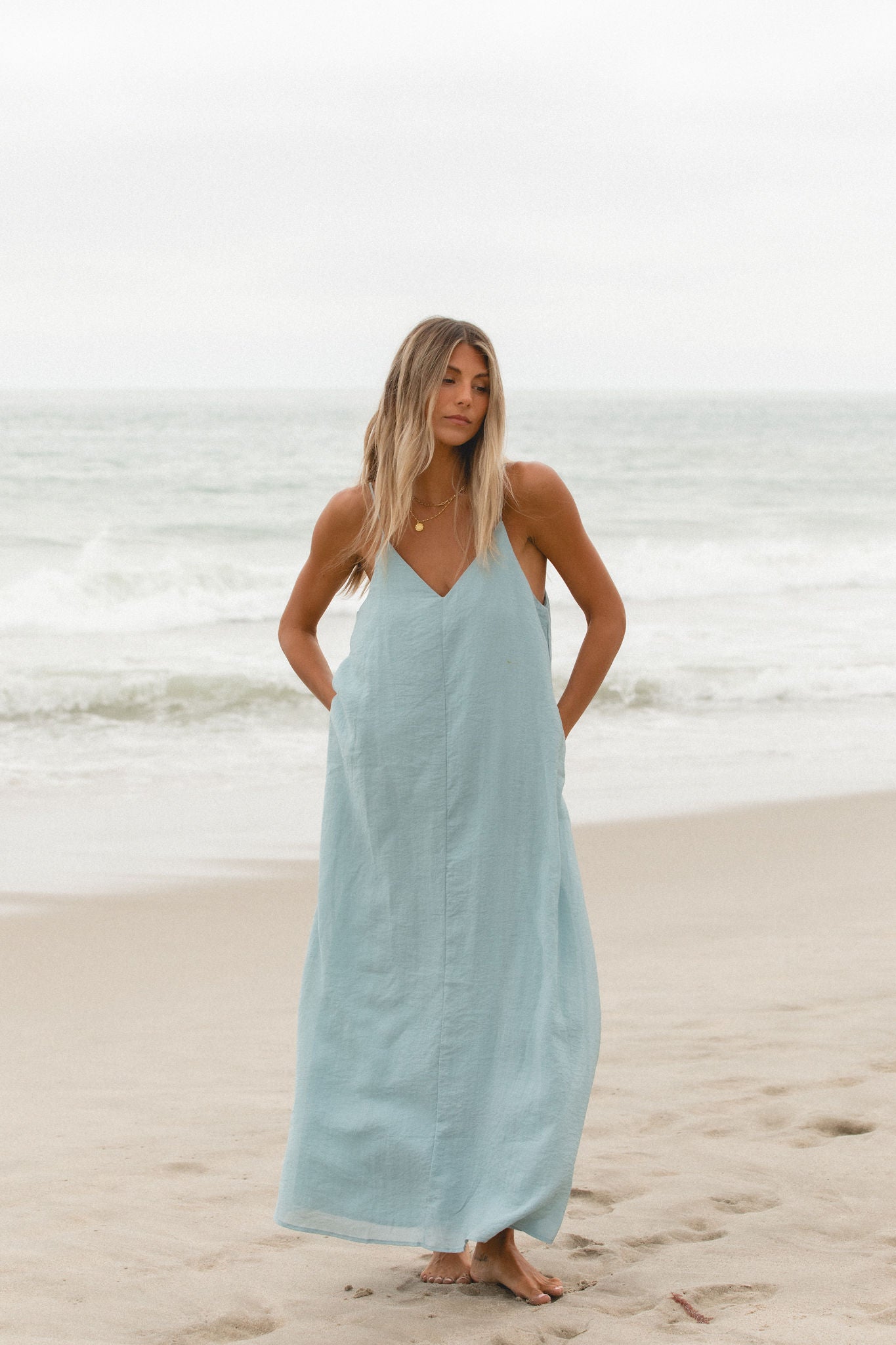 Day After Day Woven Midi Dress