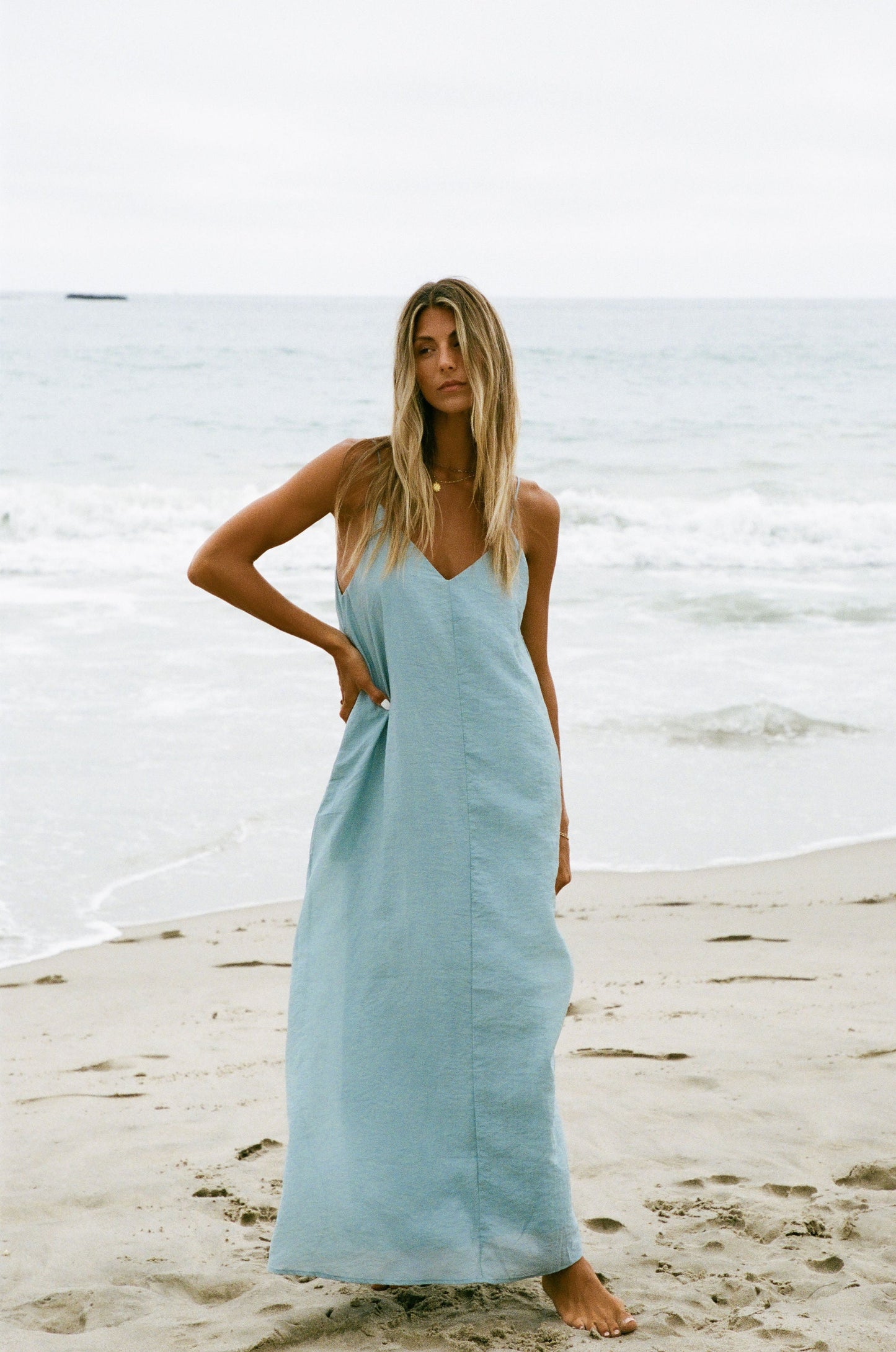 Day After Day Woven Midi Dress