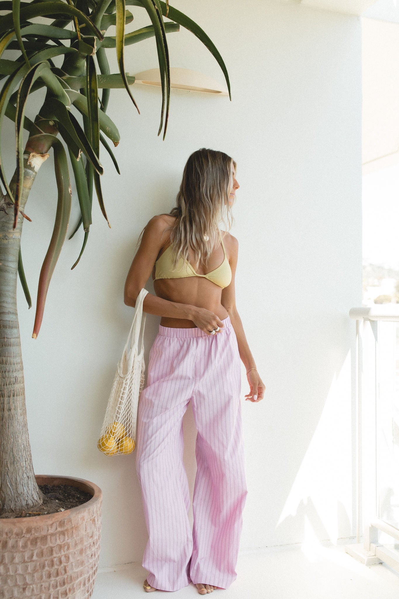 Trip Around the Sun Cotton Poplin Pants