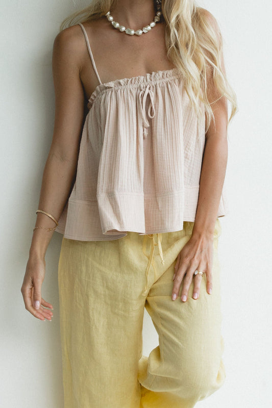 Skyline Woven Cami Tank Top