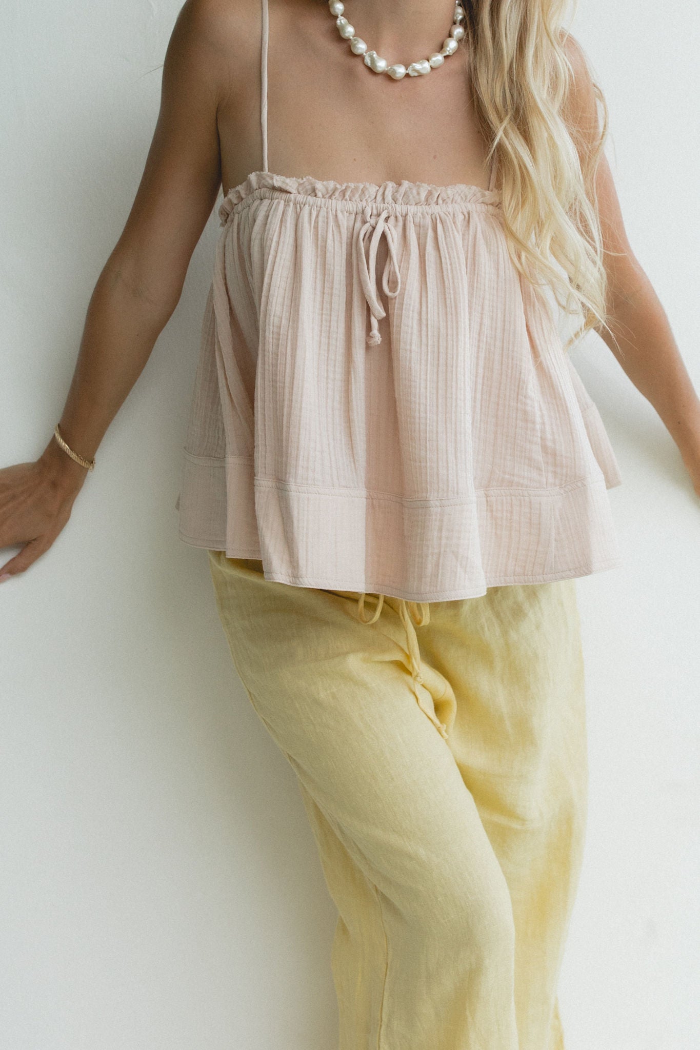 Skyline Woven Cami Tank Top