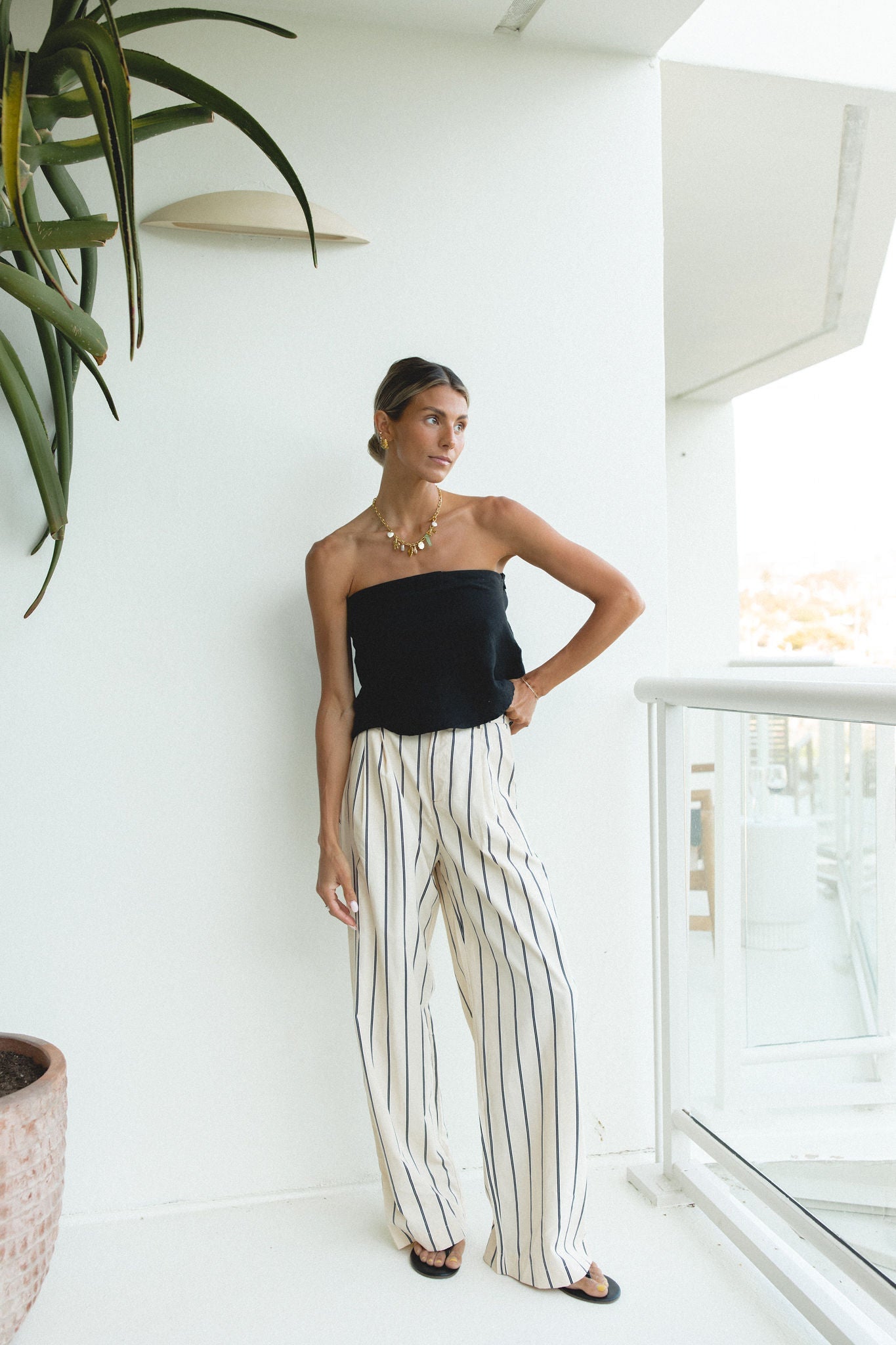 La Mer Woven Wide Leg Pants