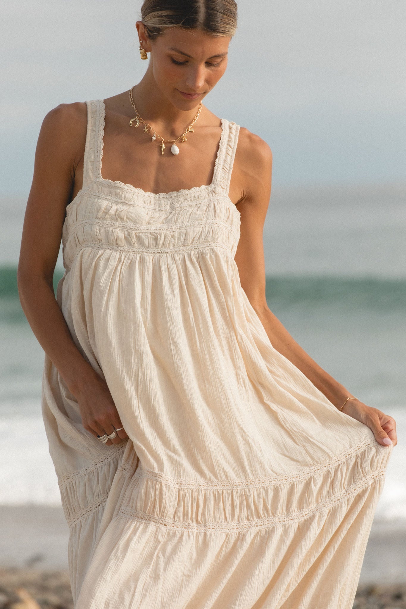 Salt and Sea Woven Cotton Gauze Dress