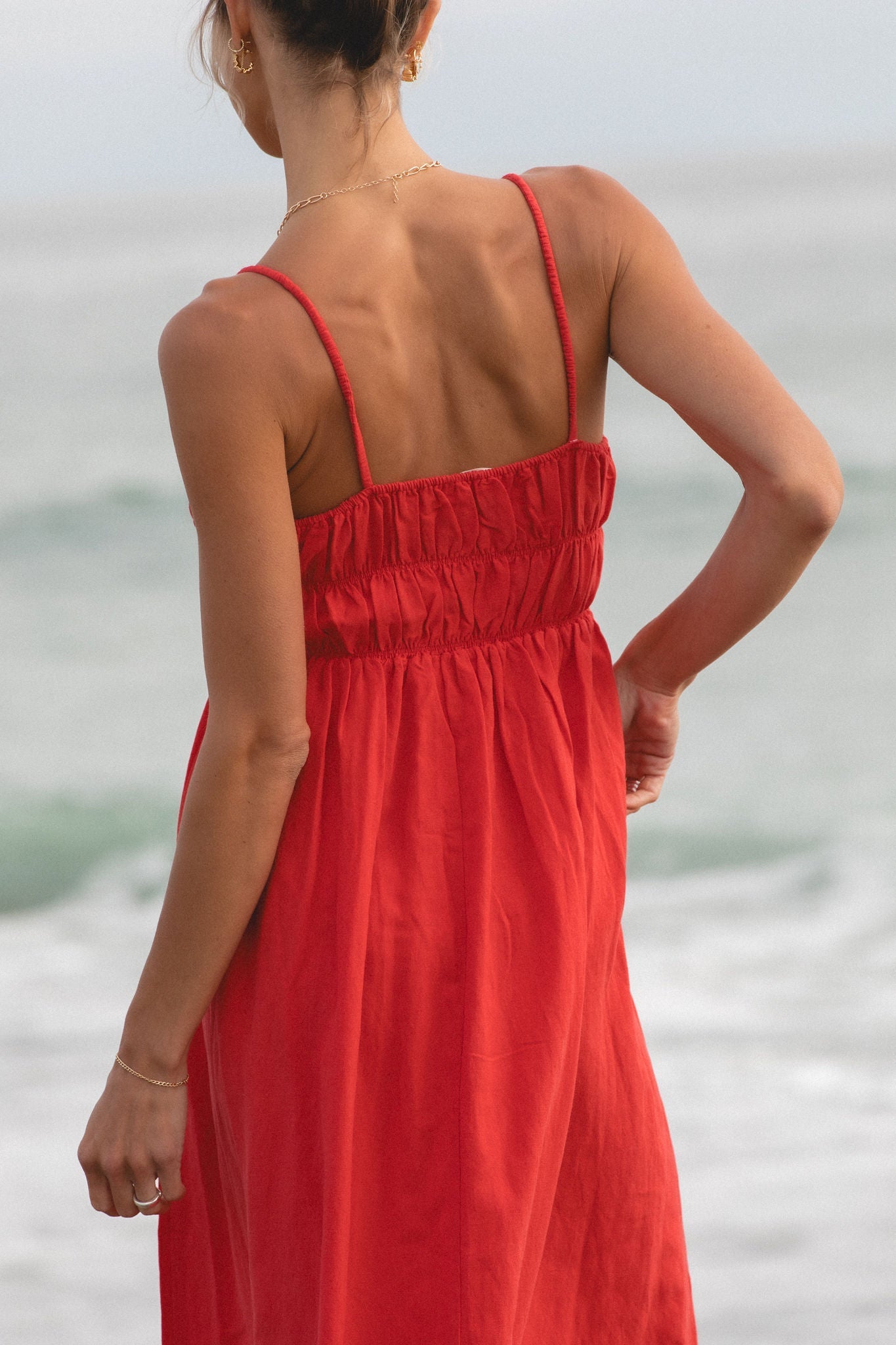 Marigold Smocked Maxi Dress