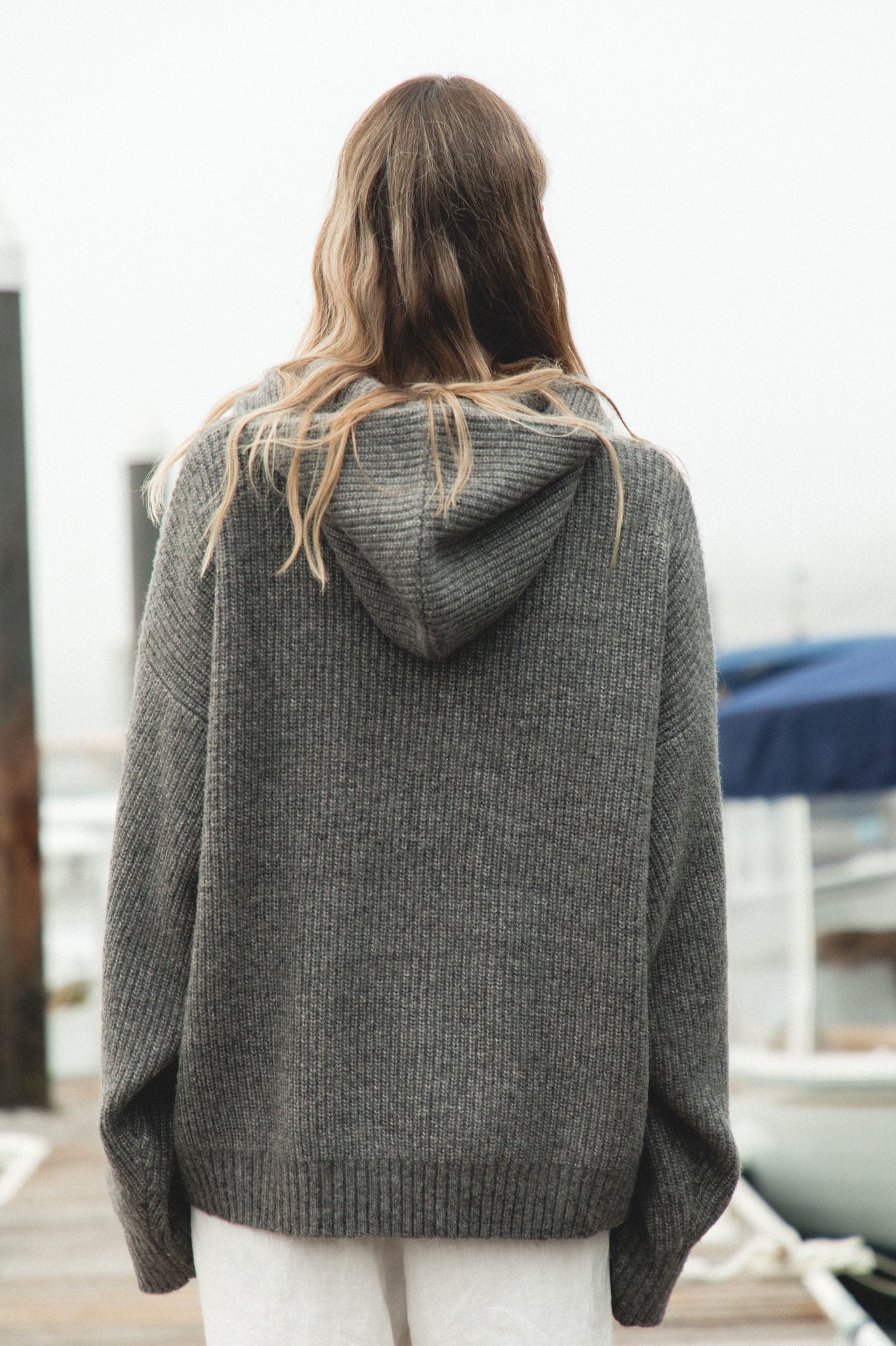 Malibu Mist Wool Blend Hoodie