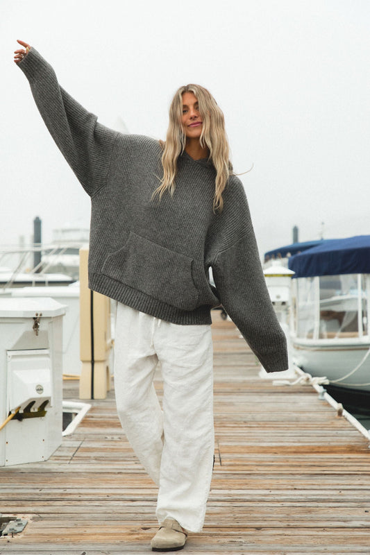 Malibu Mist Wool Blend Hoodie