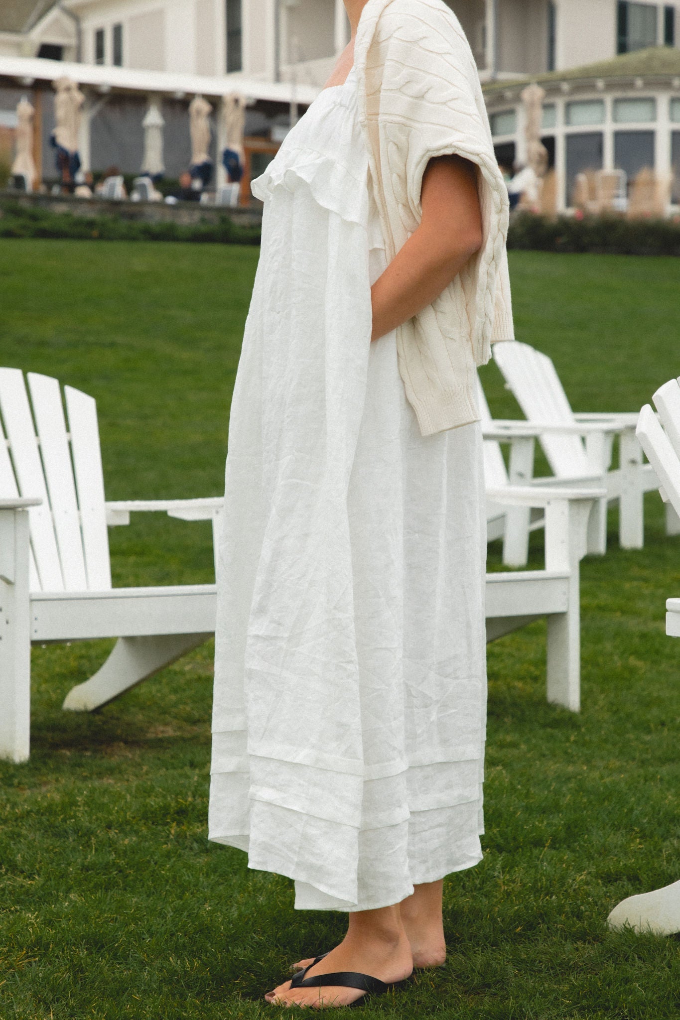 Newport Linen Maxi Dress