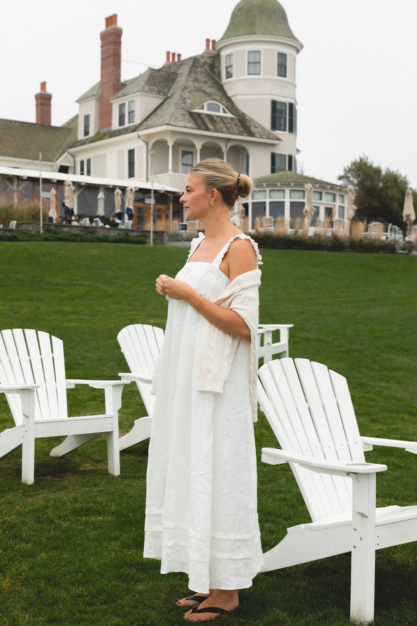 Newport Linen Maxi Dress