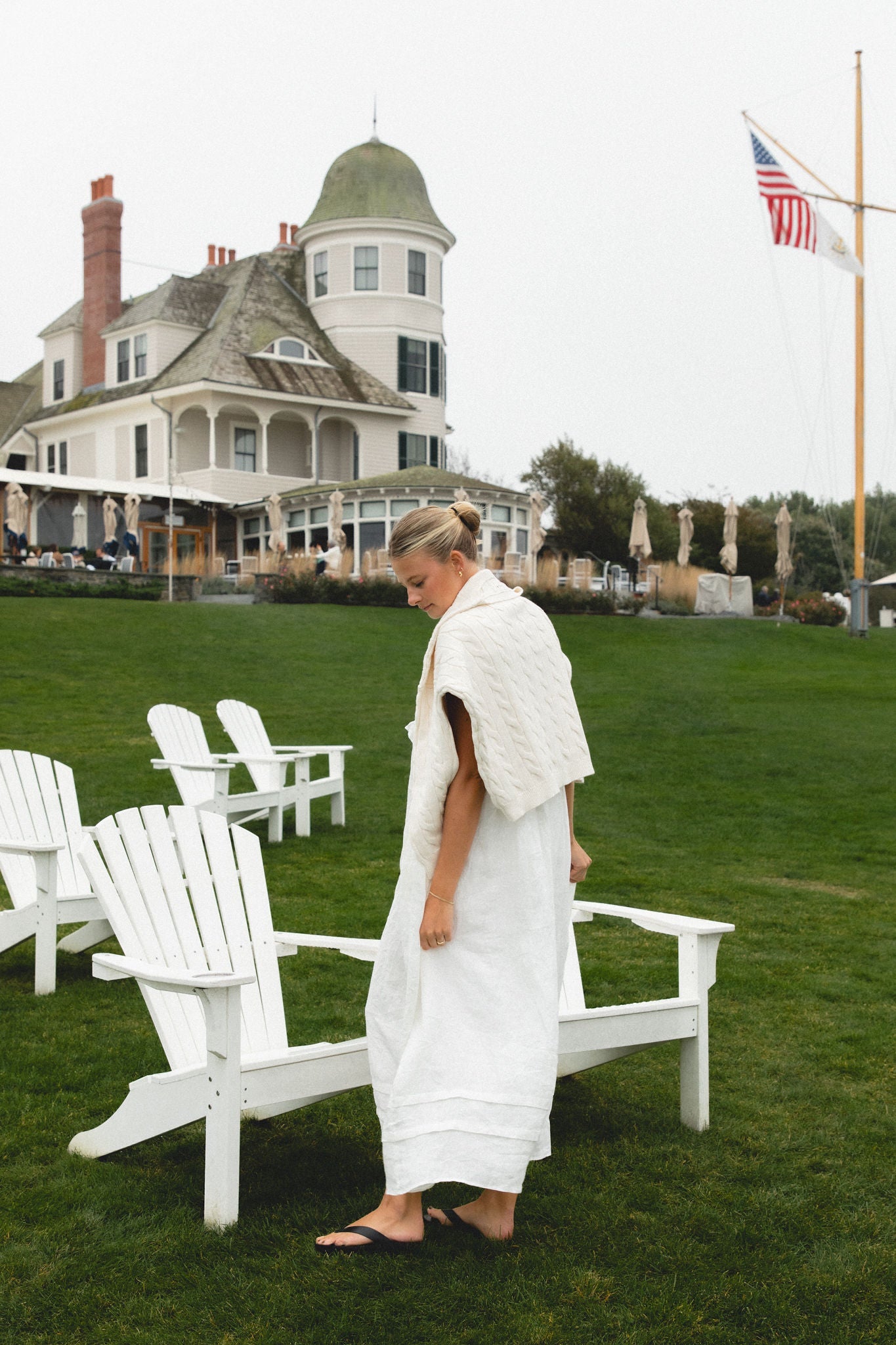 Newport Linen Maxi Dress