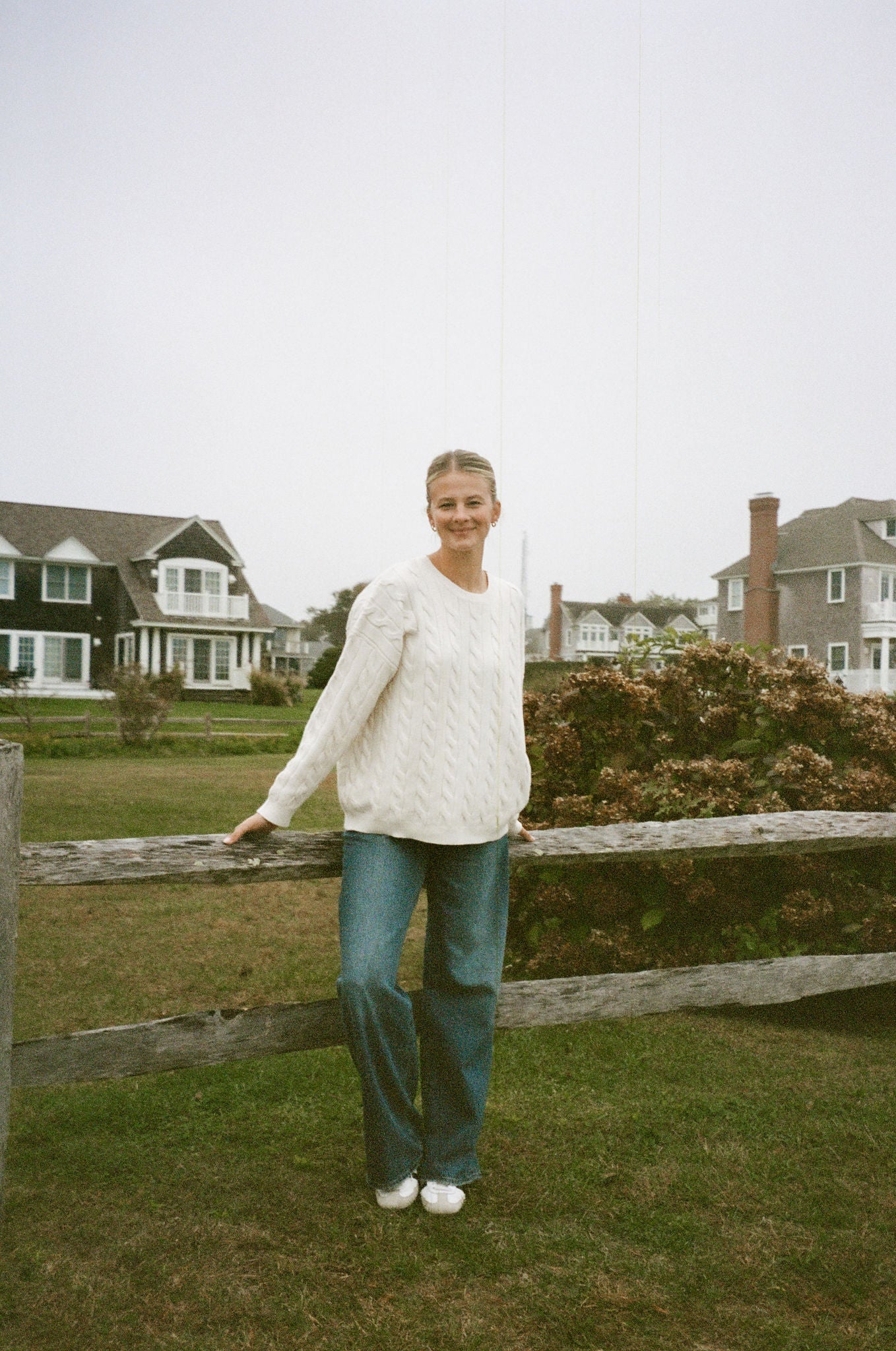 White Water Cable Knit Sweater