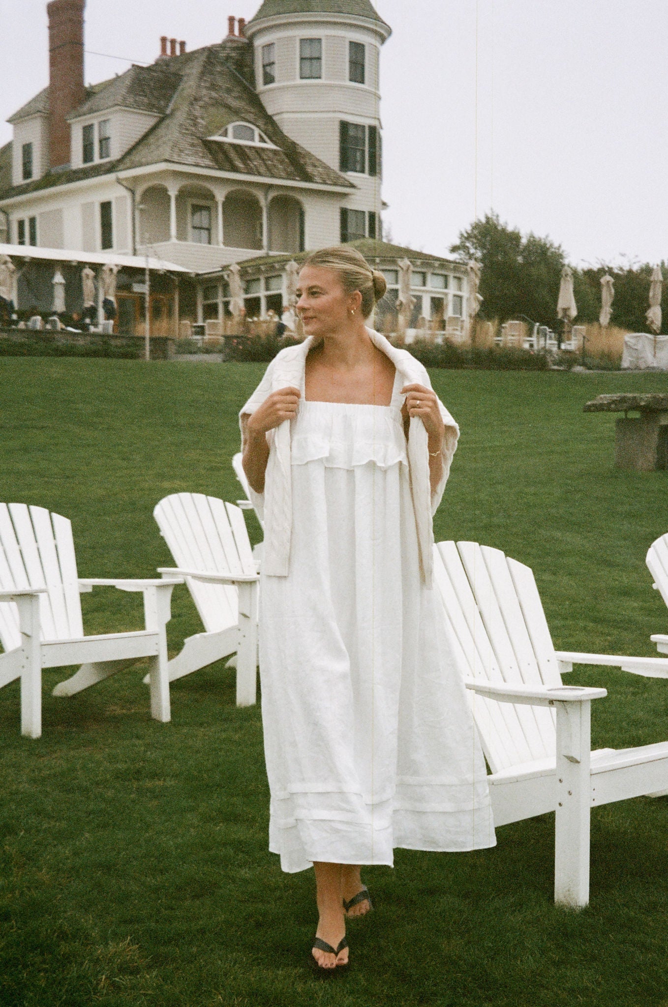Newport Linen Maxi Dress