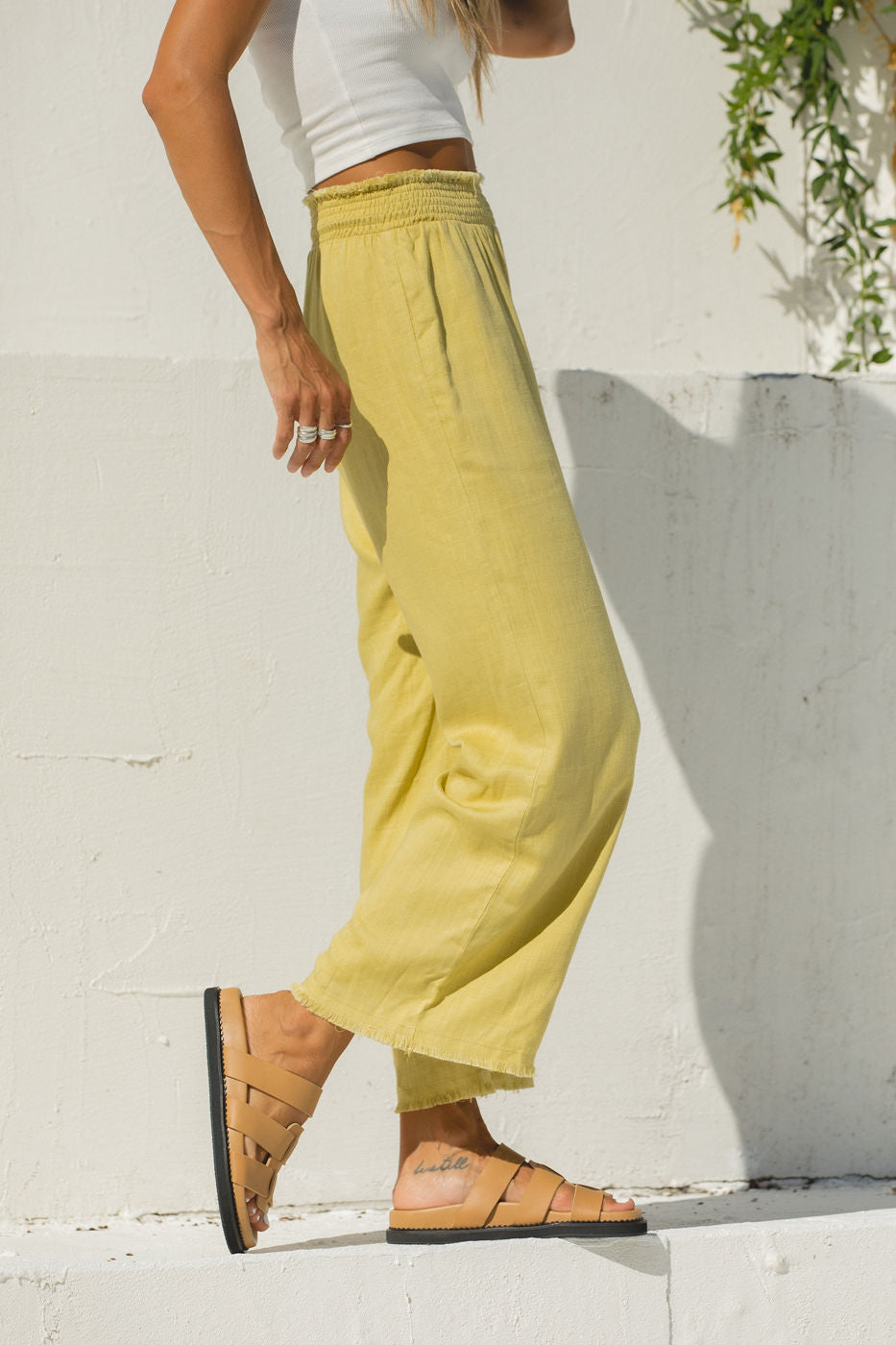 Luca Lined Linen Pants