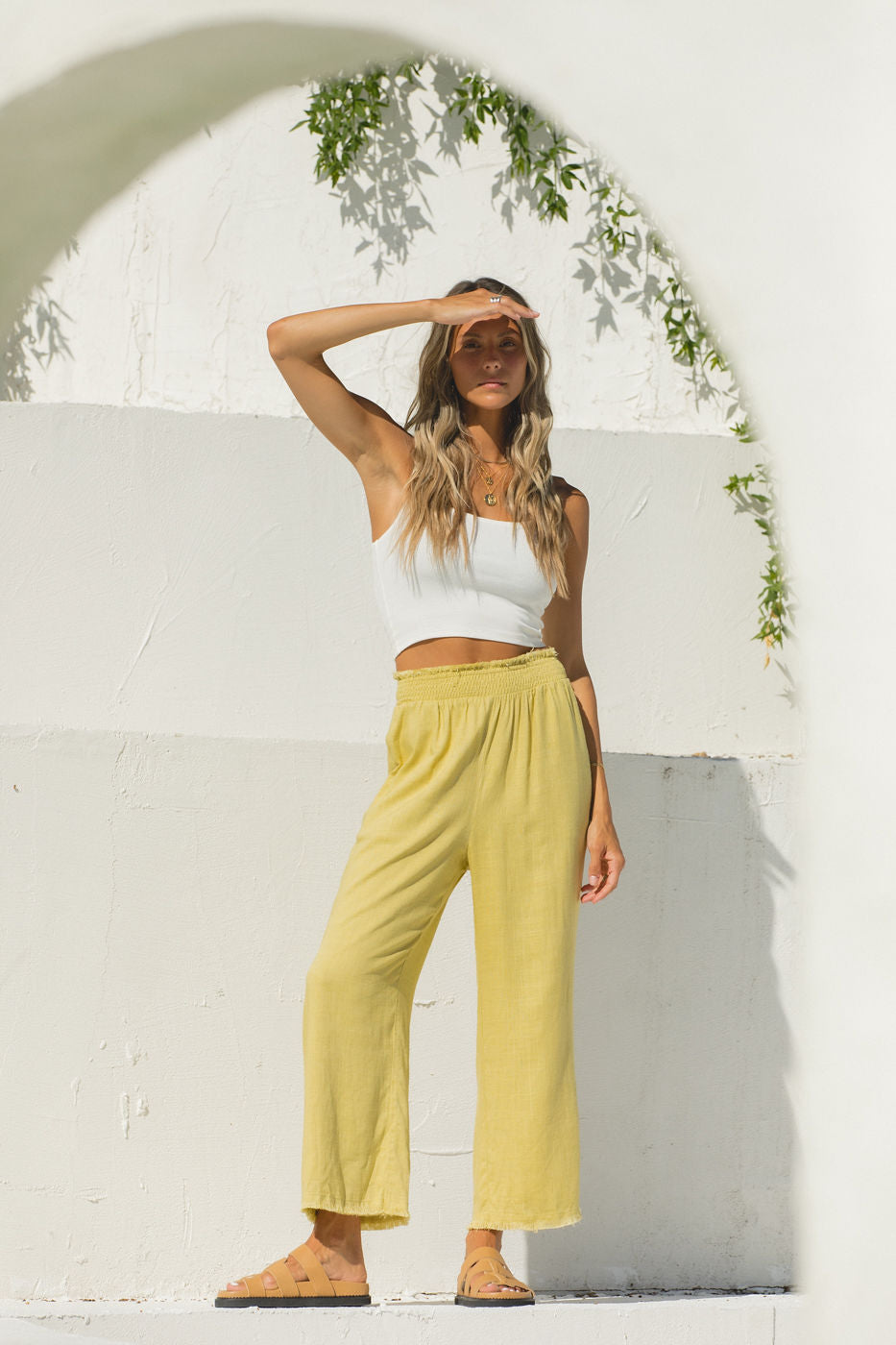 Luca Lined Linen Pants