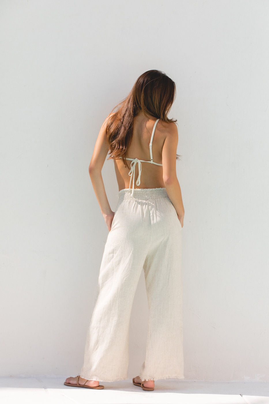 Luca Lined Linen Pants