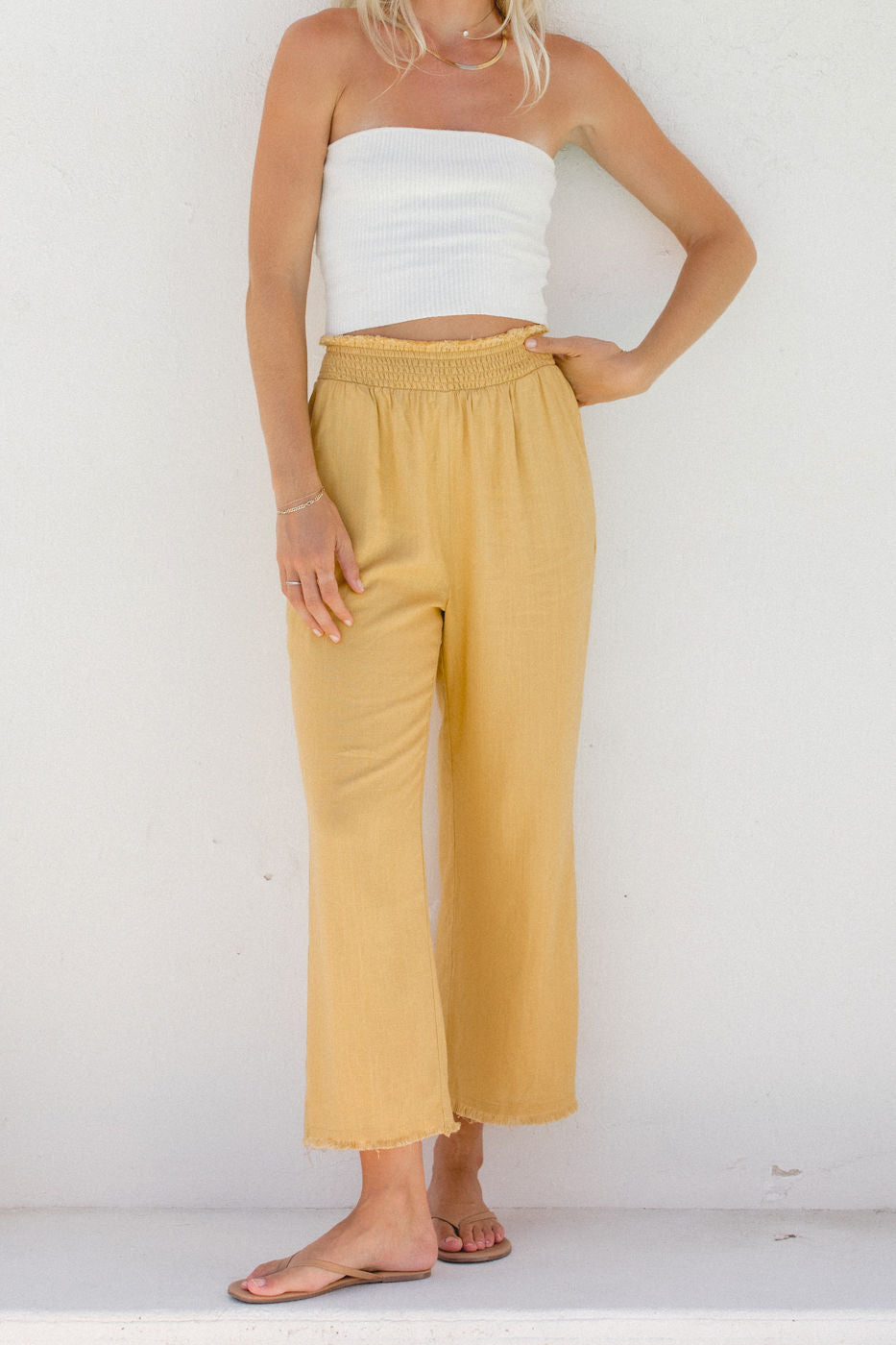 Luca Lined Linen Pants