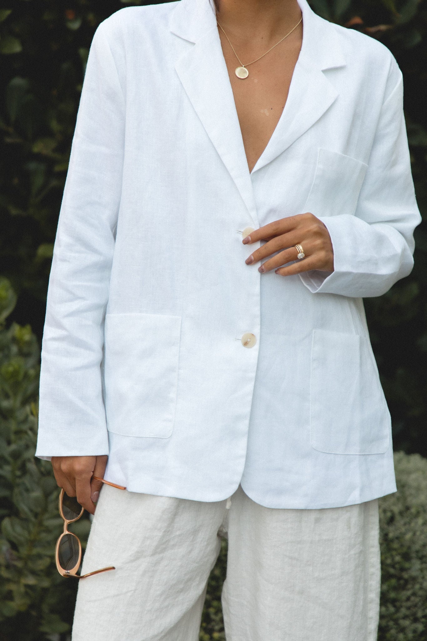 Seaside Soir¨¦e Linen Blazer