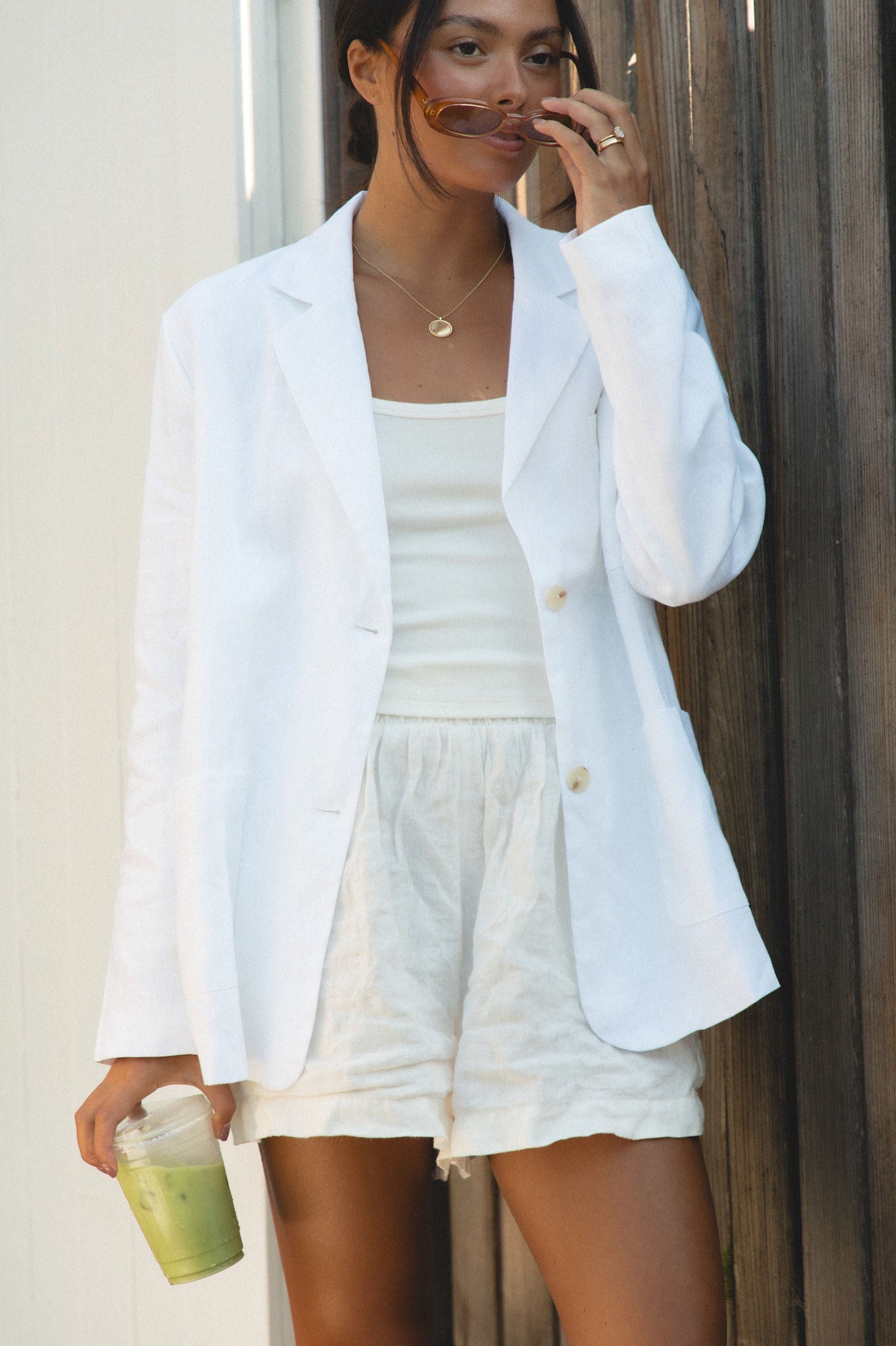 Seaside Soir¨¦e Linen Blazer
