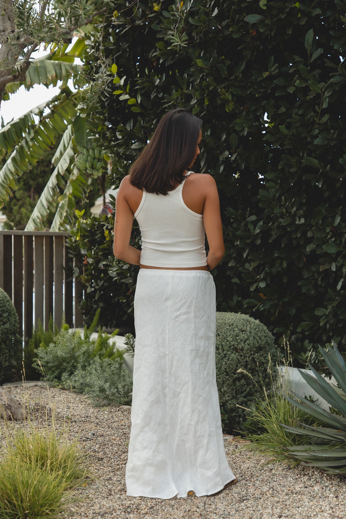 Laguna Linen Drawstring Skirt