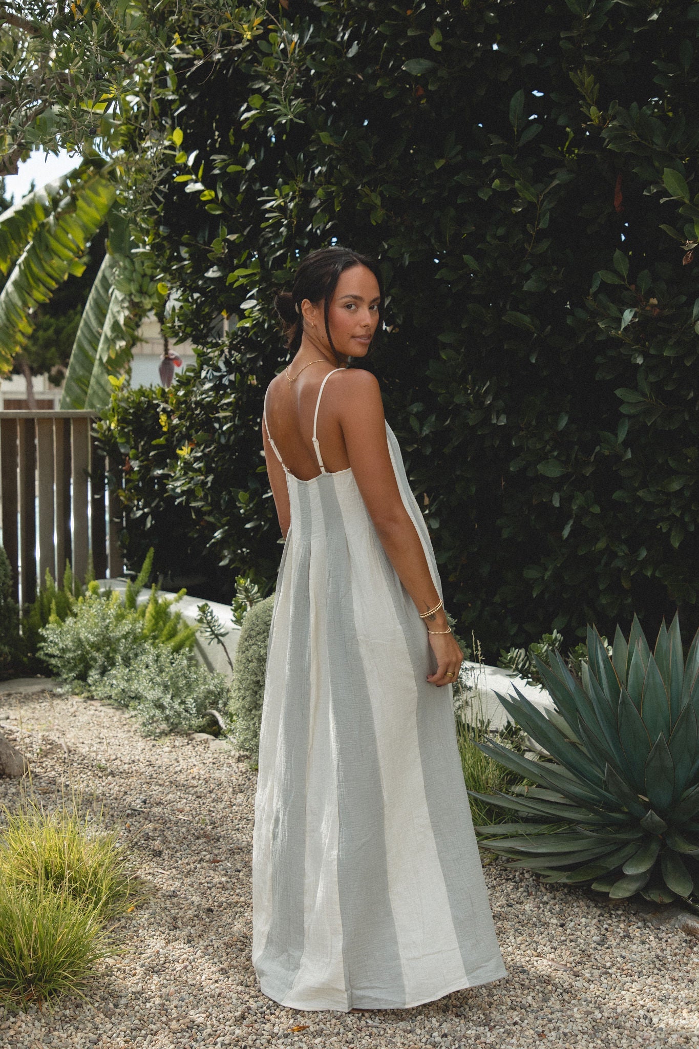 Bay Breeze Cotton Gauze Maxi Dress