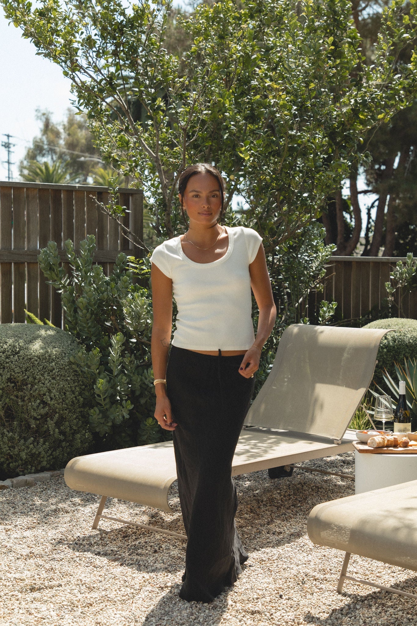 Laguna Linen Drawstring Skirt